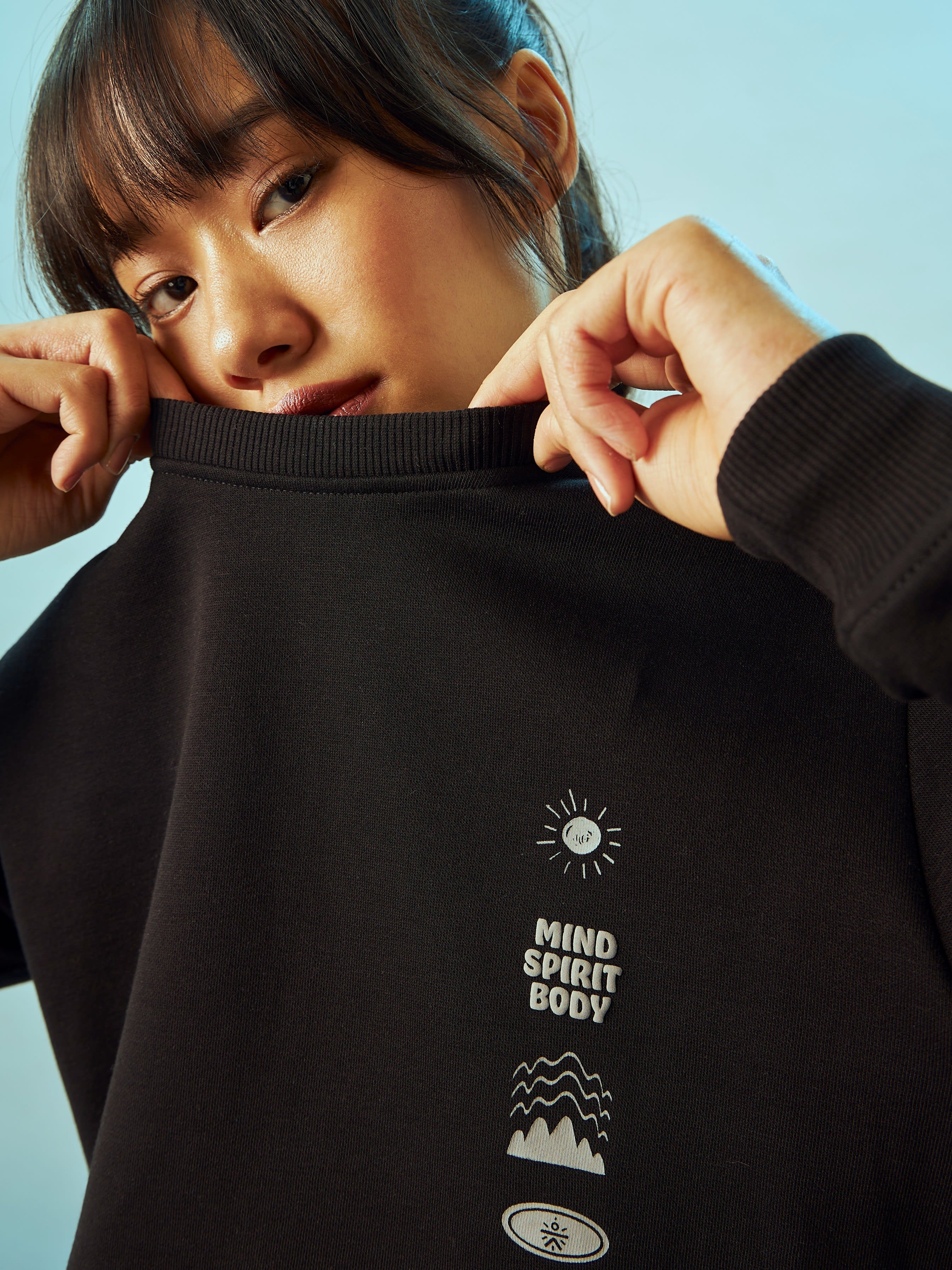 Sweatshirt with Kangaroo Pocket