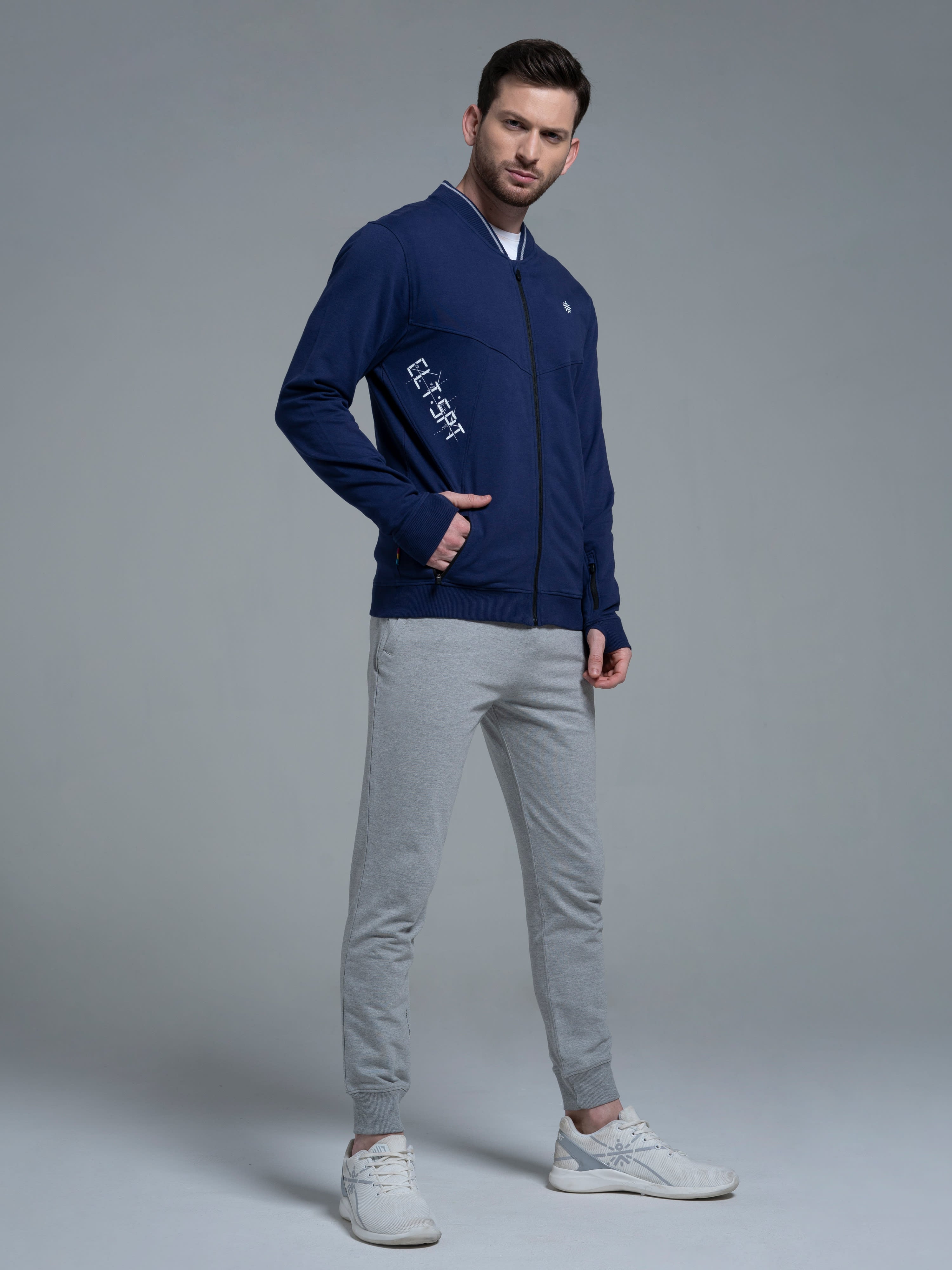 Flexoft Men's Classic Bomber Sweatshirt