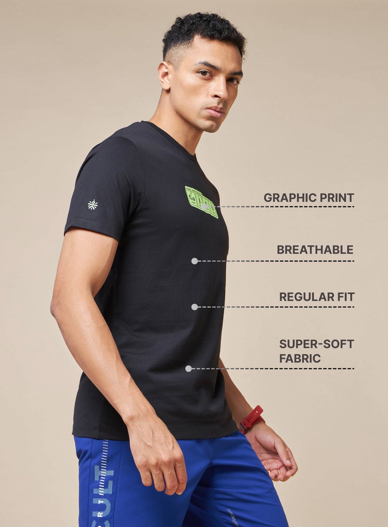 Gains Typographic Training T-shirt