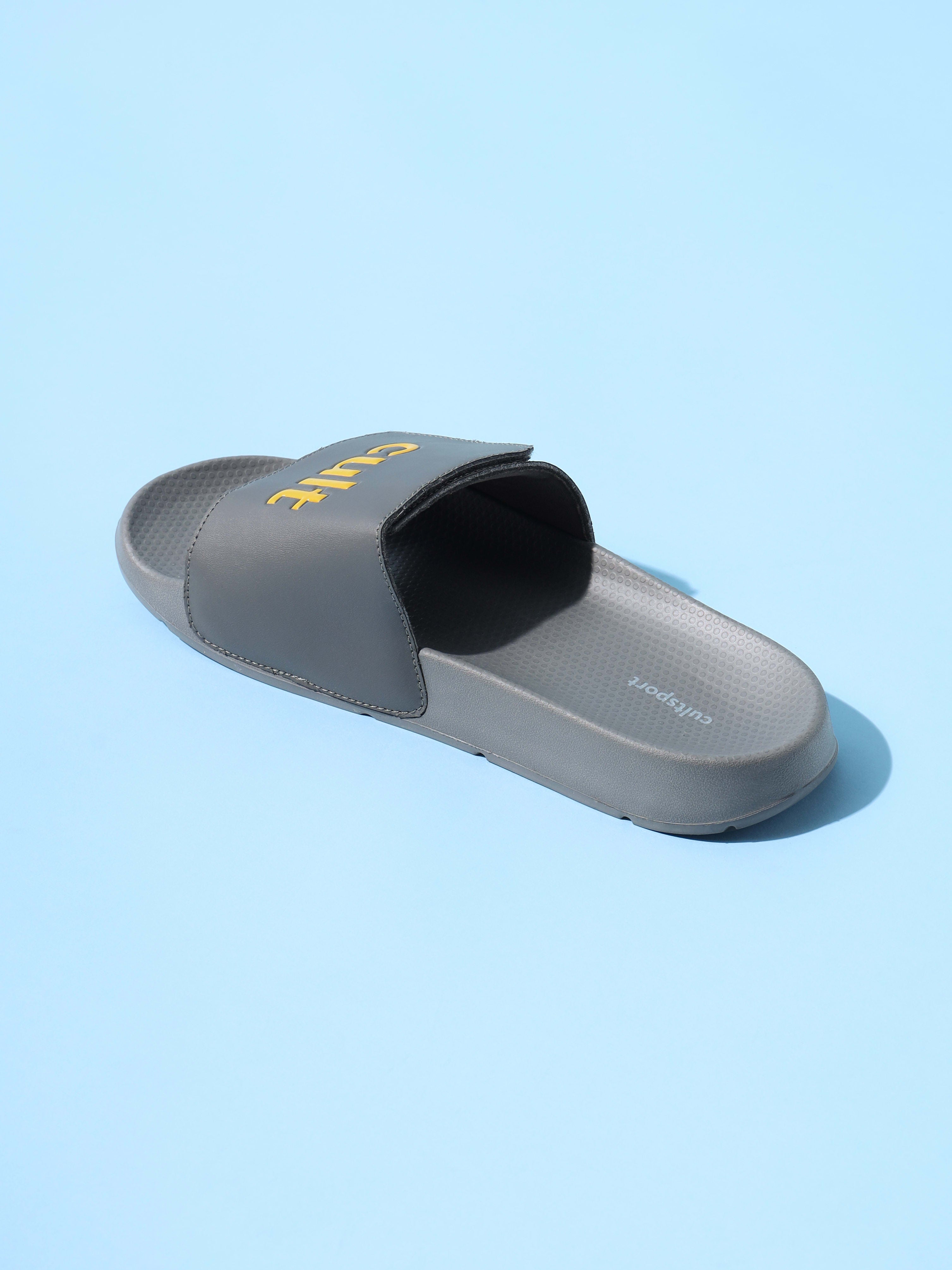 cult Locomo Grey Men Slides