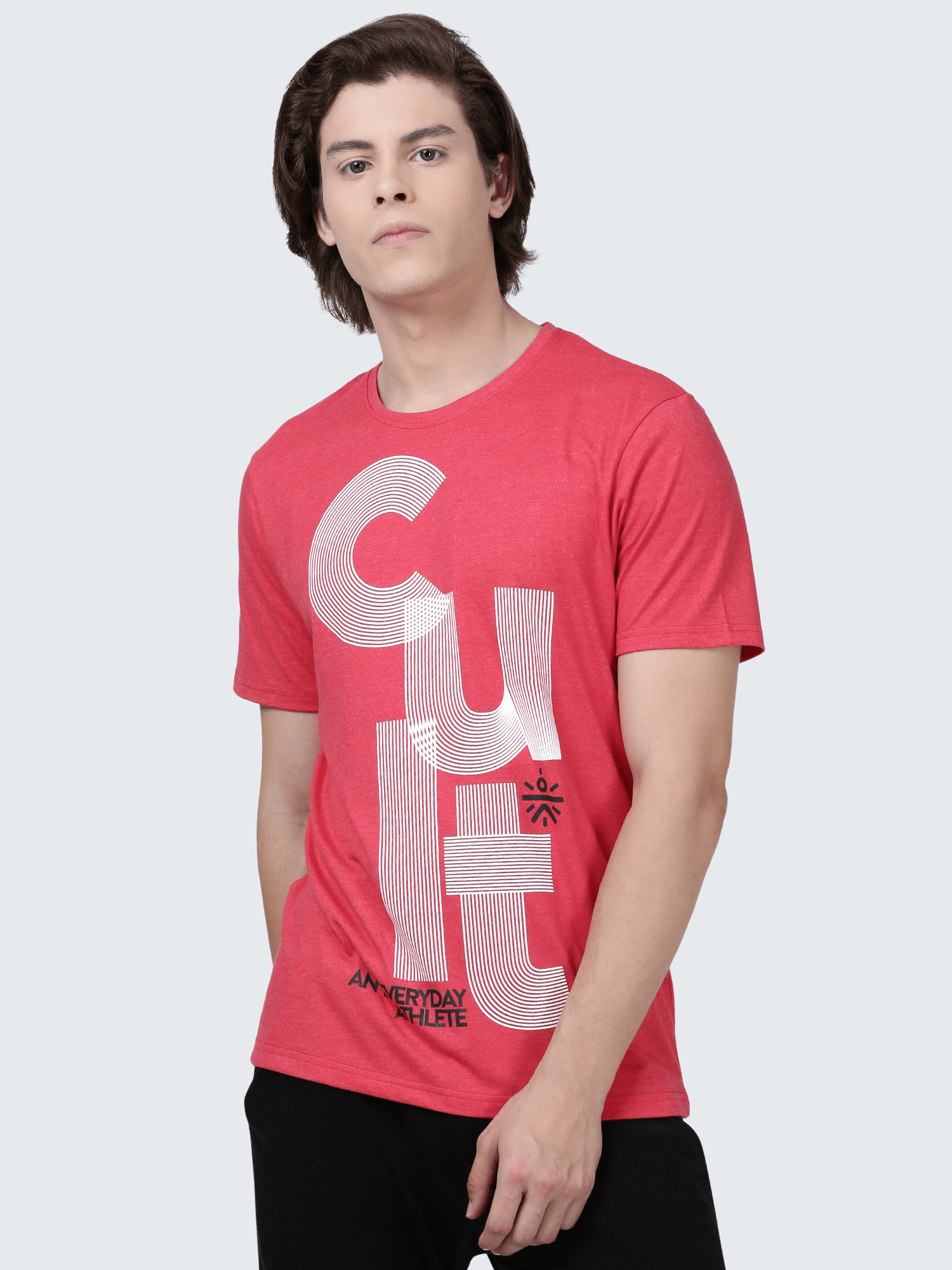 Signature Dot Red Workout Tee