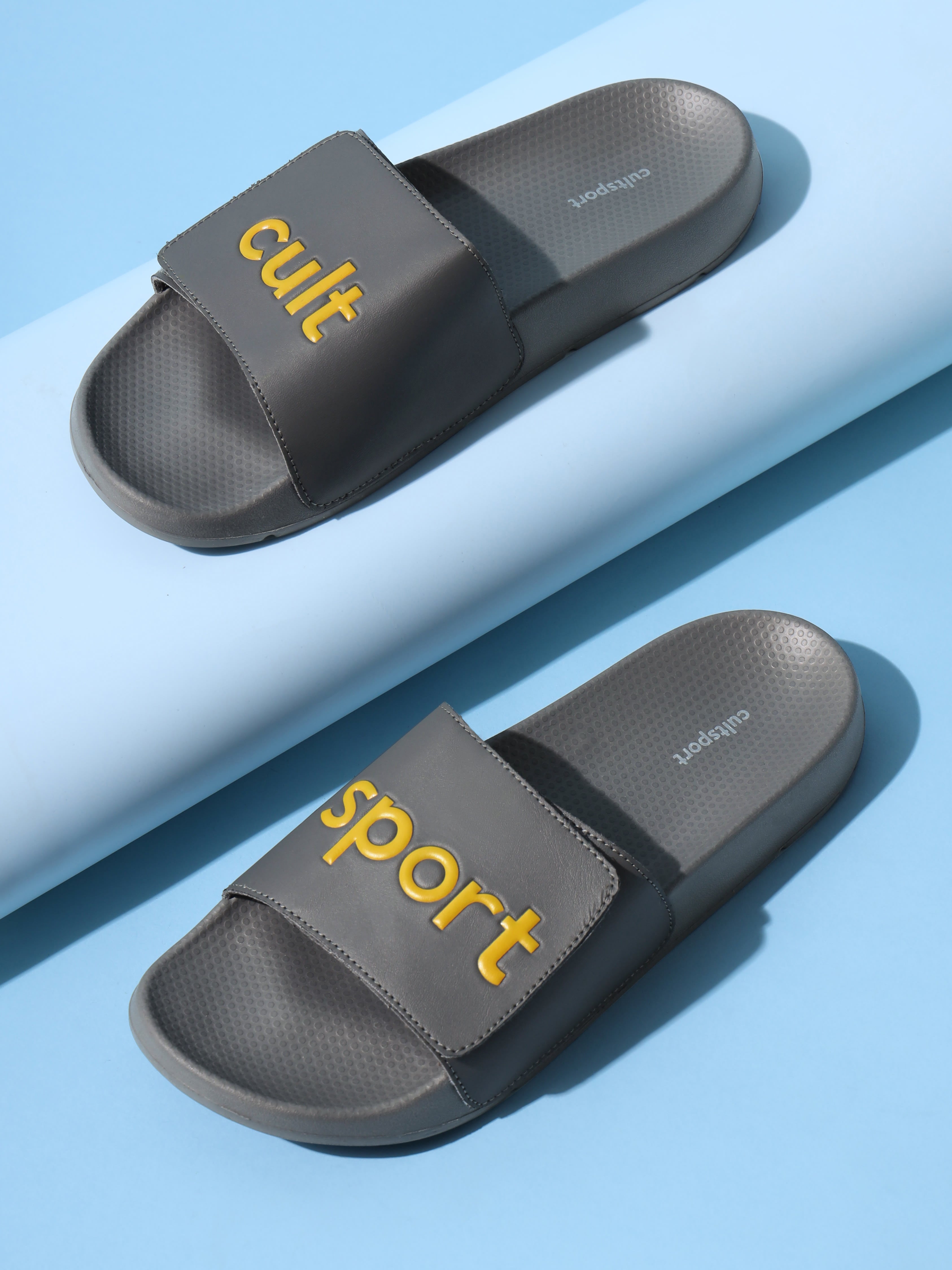 cult Locomo Grey Men Slides