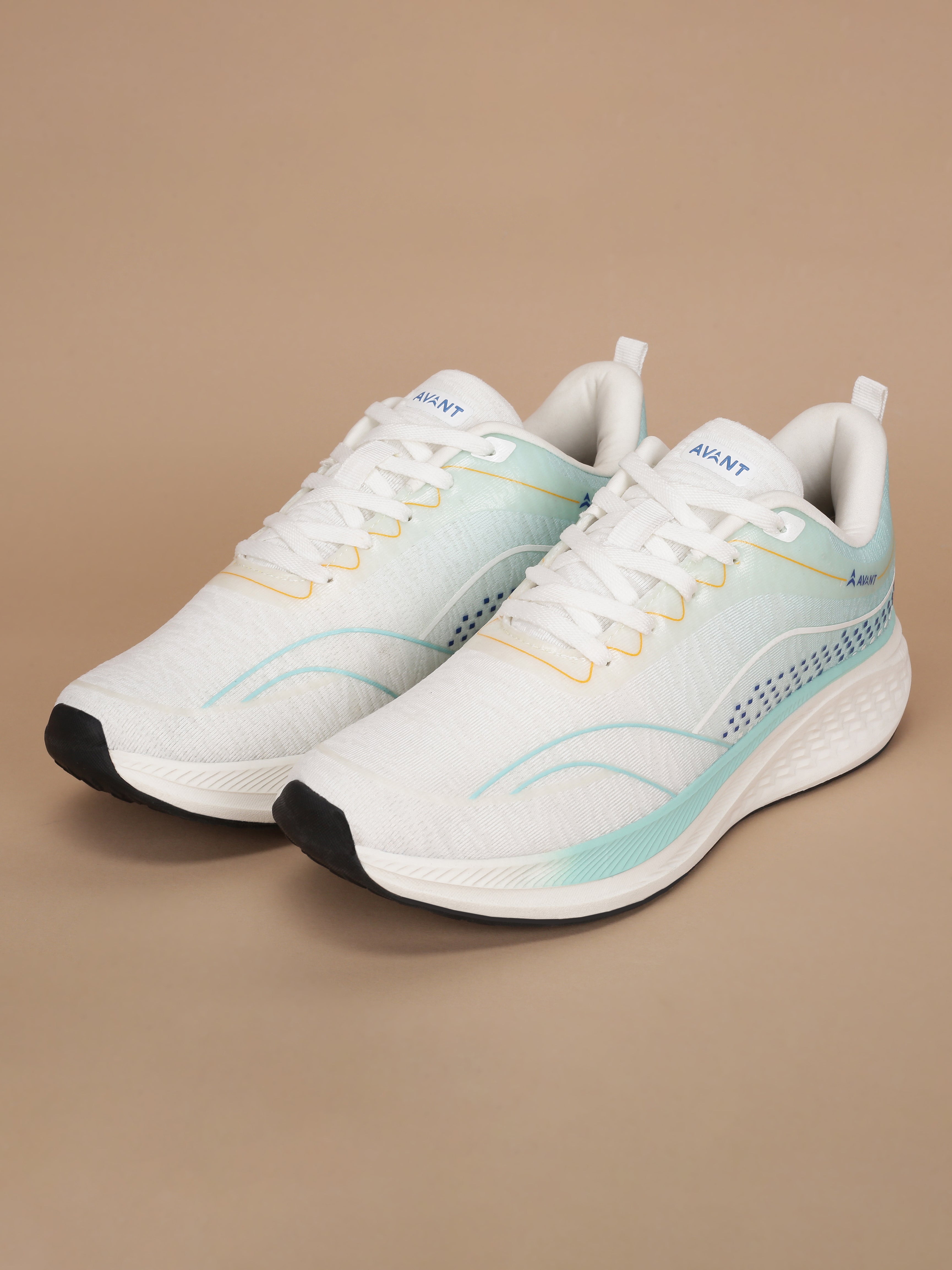 Avant Men's Stratos Running Shoes - White/L.Green