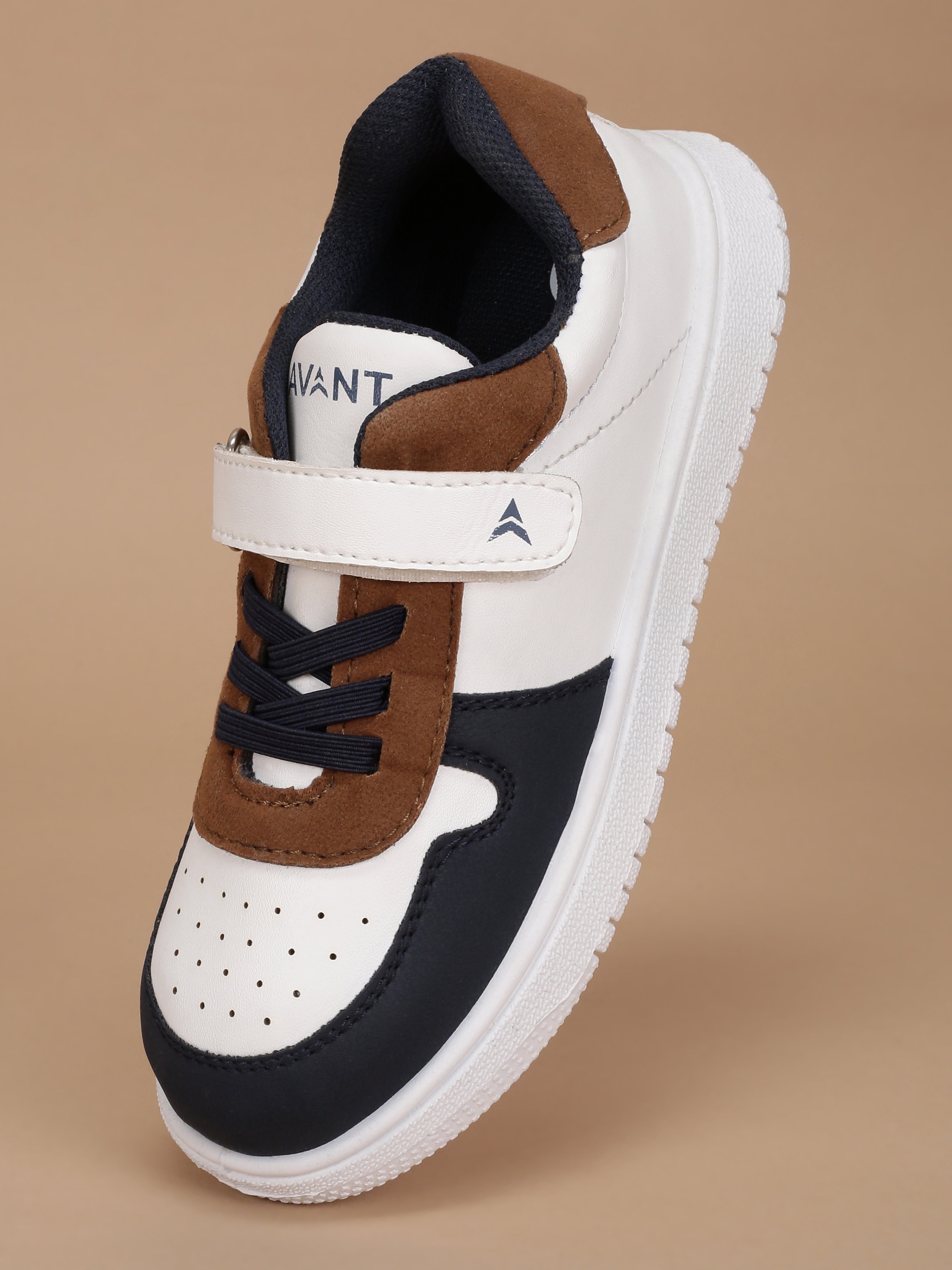 Avant Kids MiniVogue Sneakers - Tan/Navy