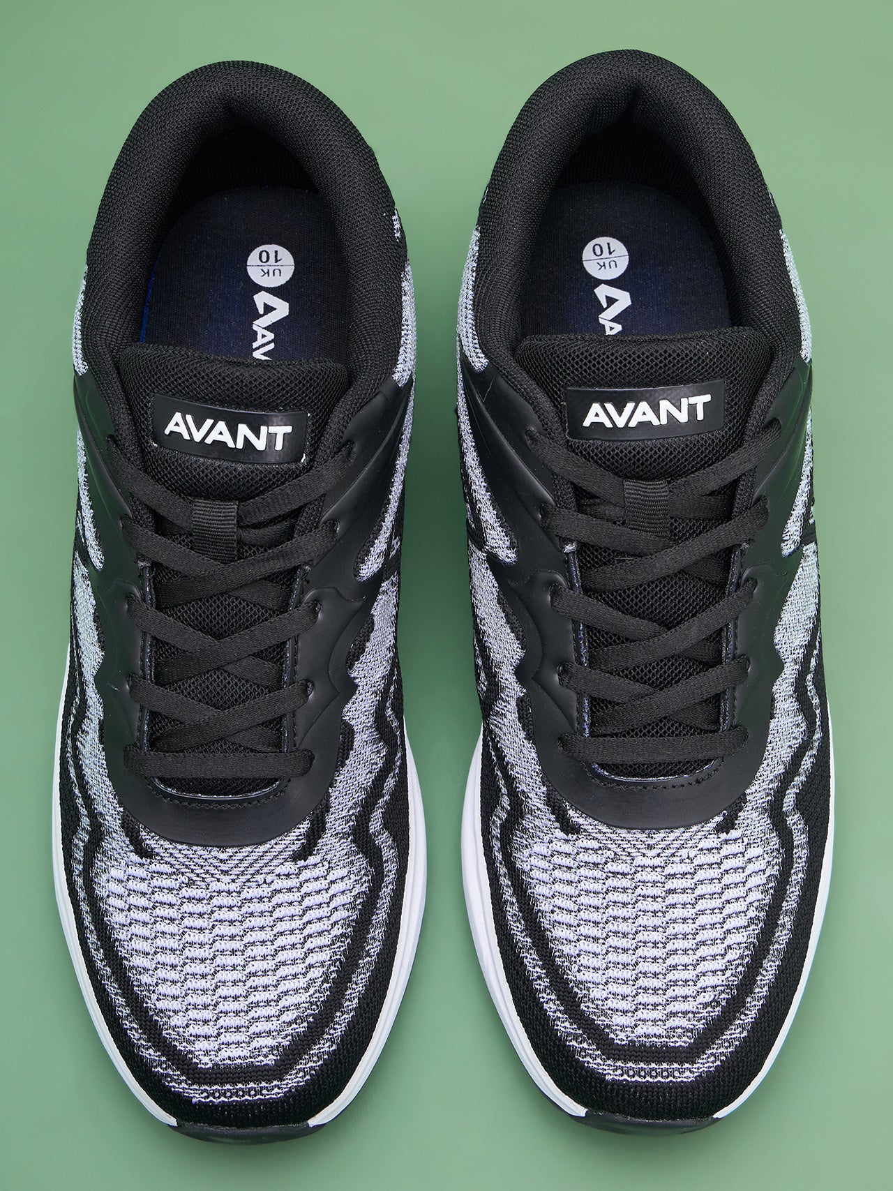 Avant Men's GripUp Running Shoes - Black/White