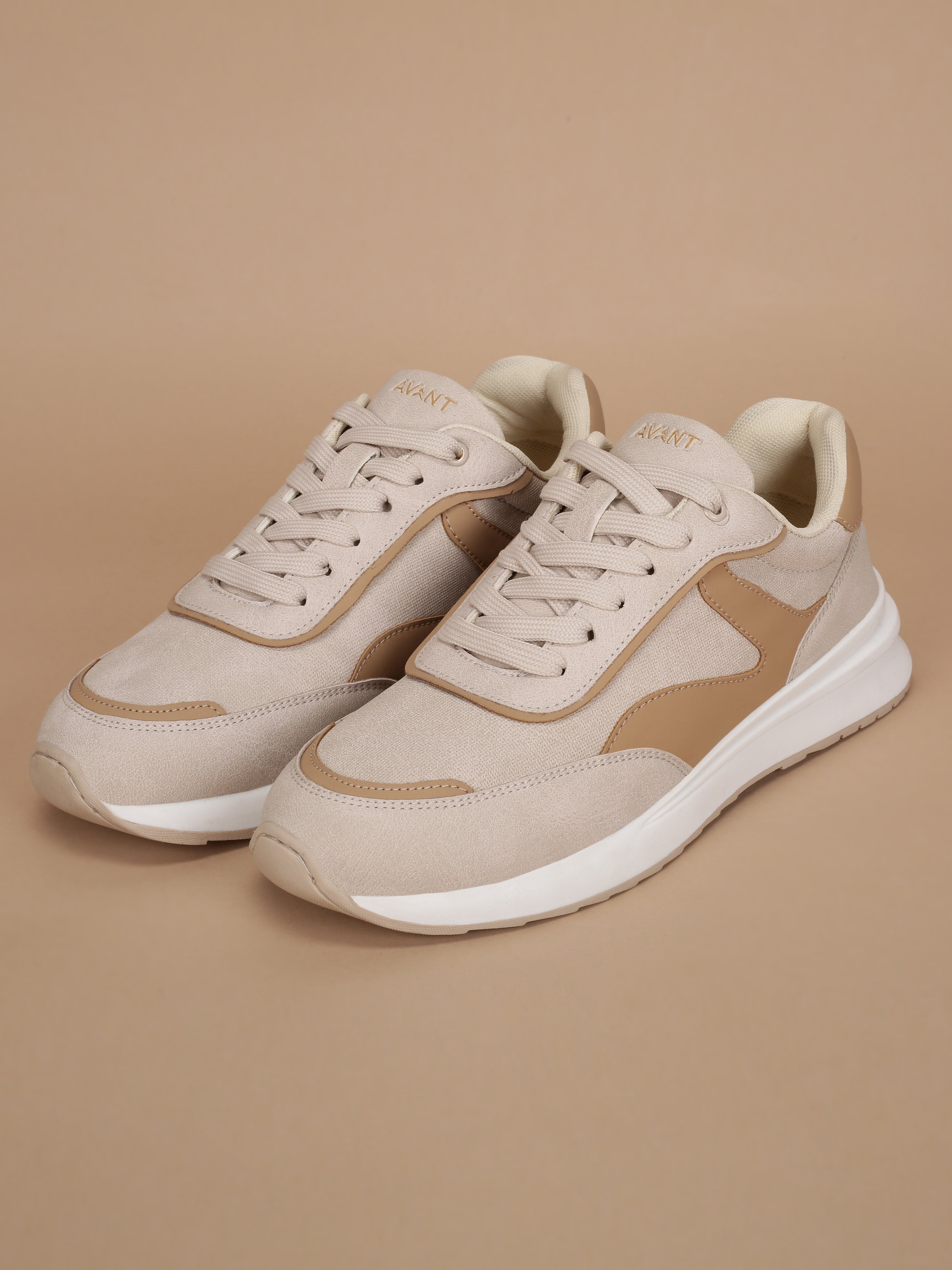 Avant Women's Mova Sneakers - Beige/Brown