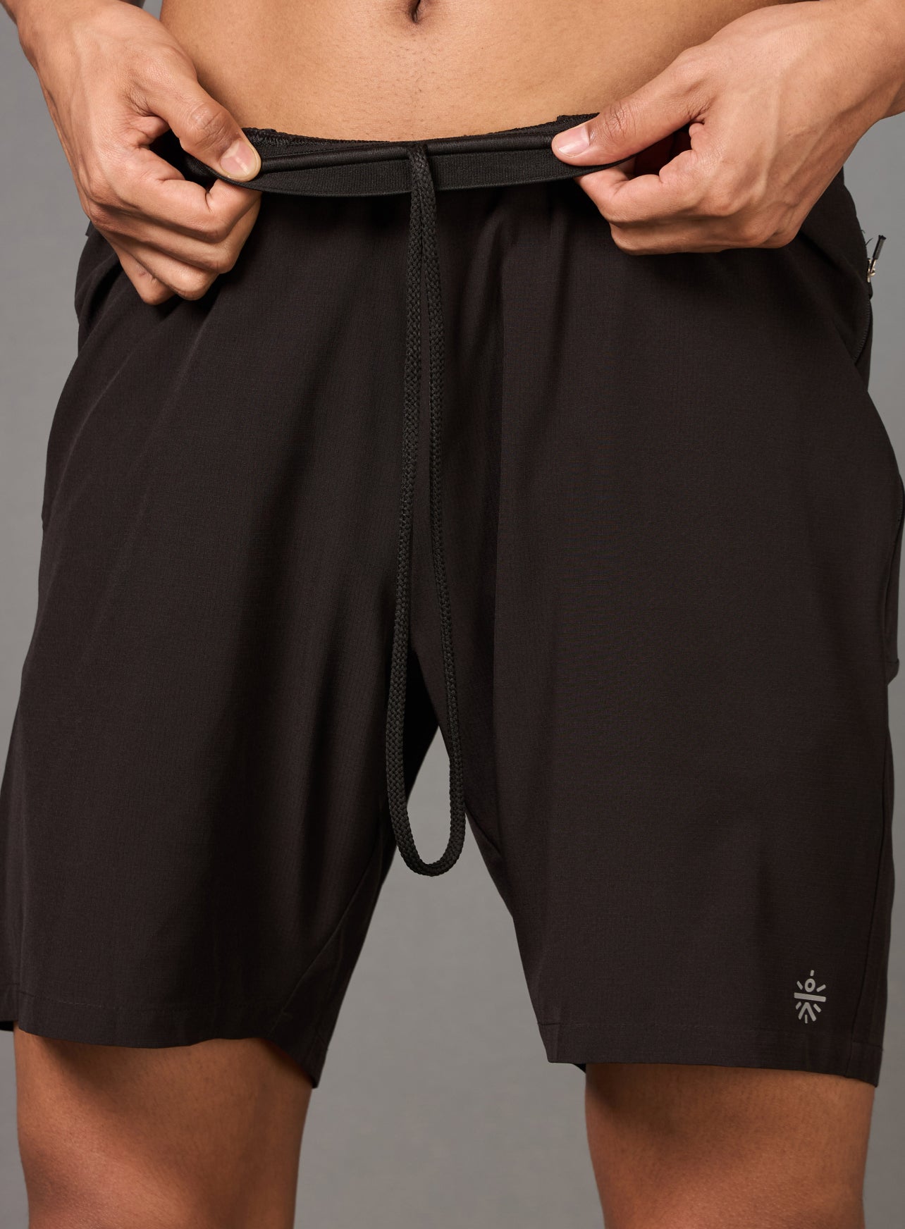 Men's All Terrain Black Running Shorts