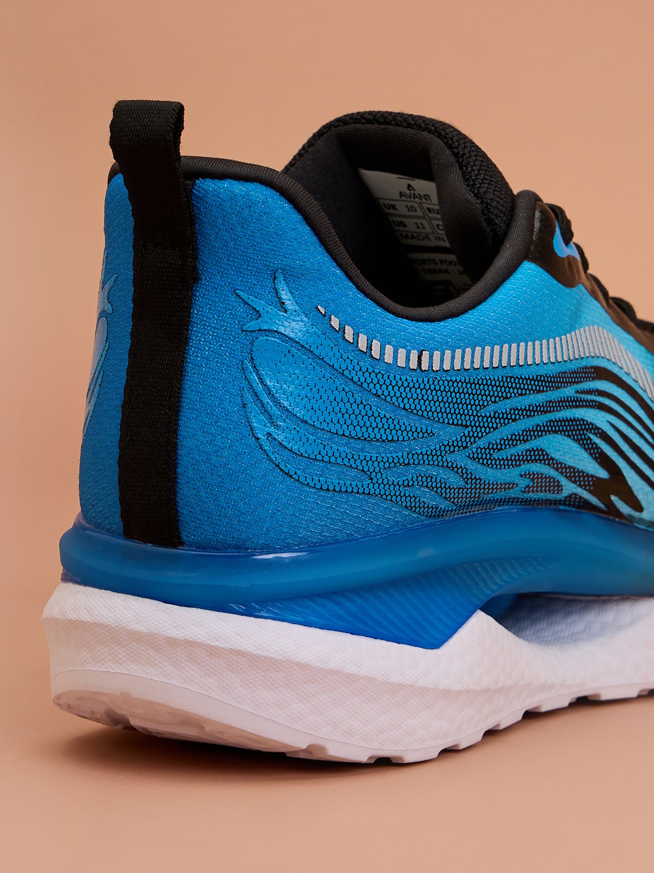 Avant Men's Hexagon Sports shoes - Black/Sky Blue