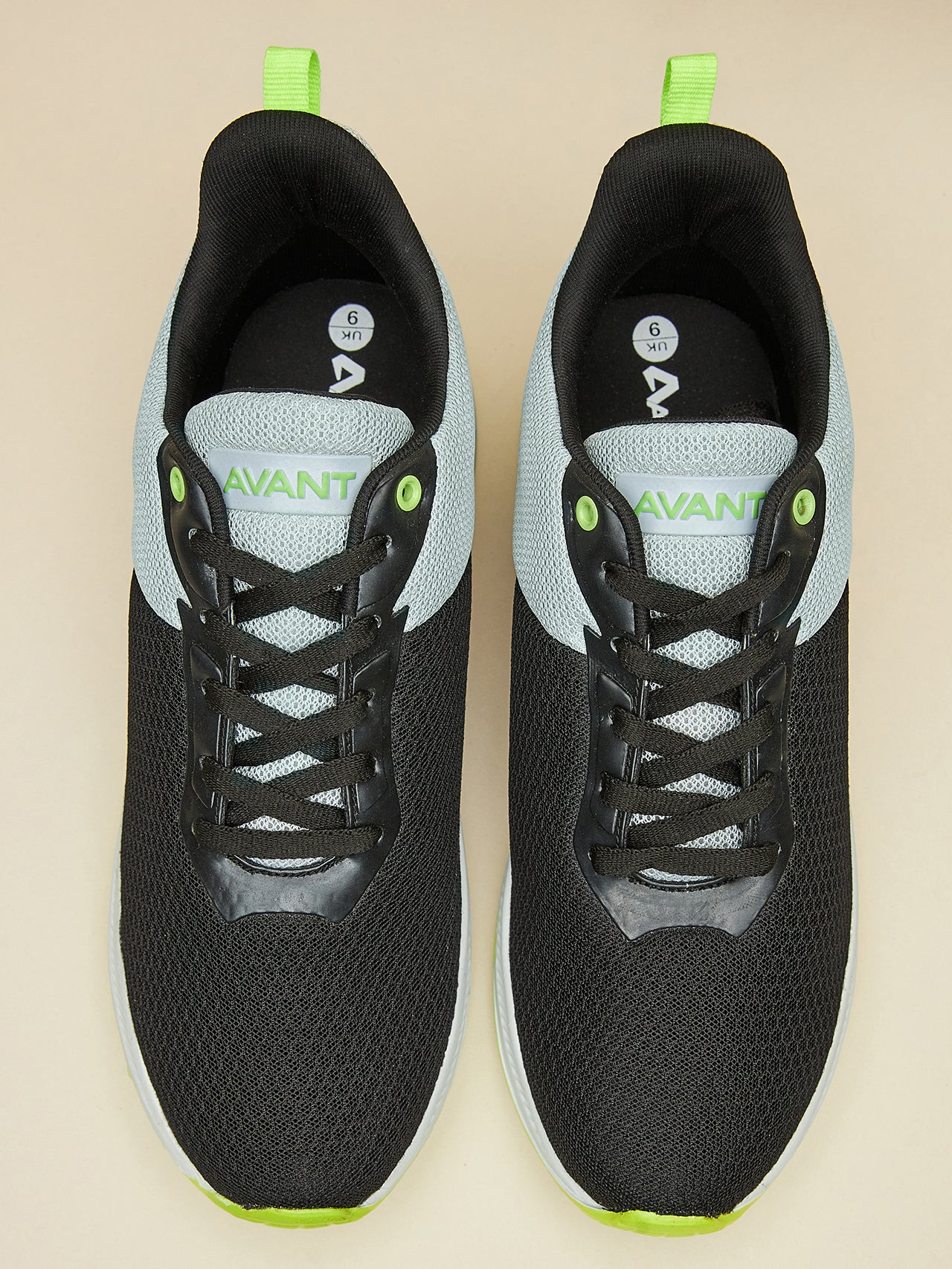 Avant Men's Racer Walking Shoes-L.Grey/Black