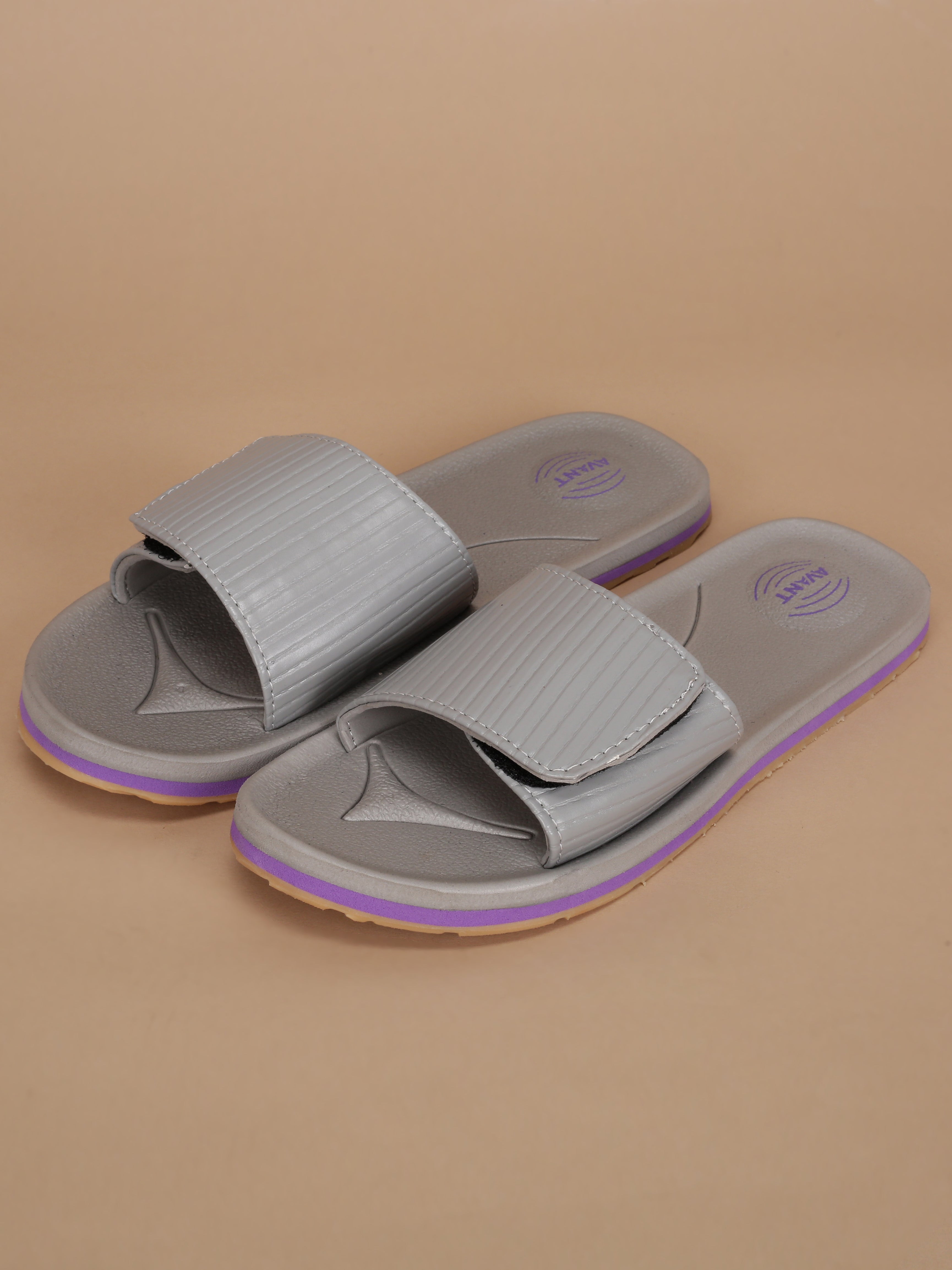 Avant Women's Zyra Sliders - D.Grey/Lt.Grey
