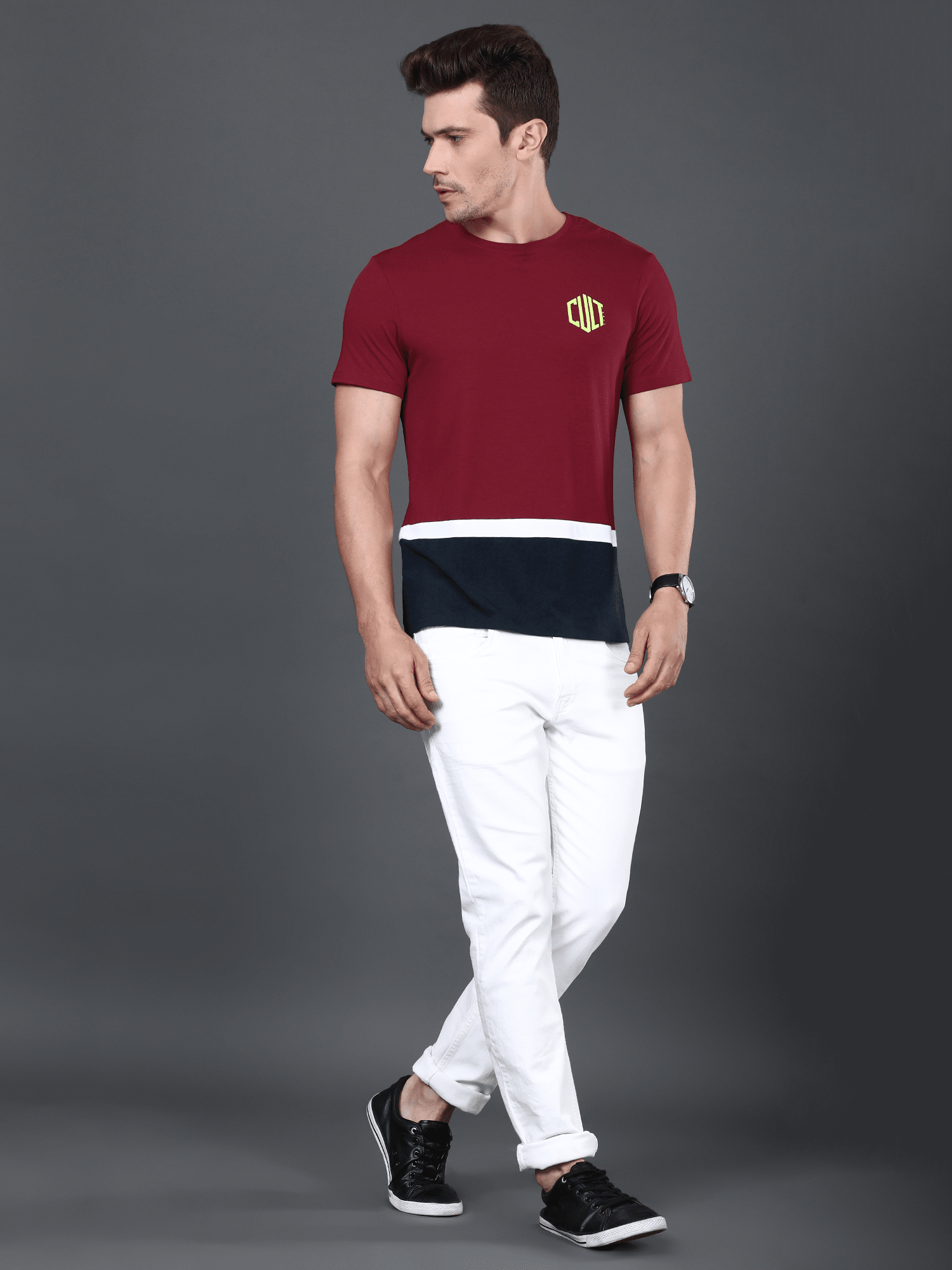 Bamboo Cloud Burgundy Casual Tee