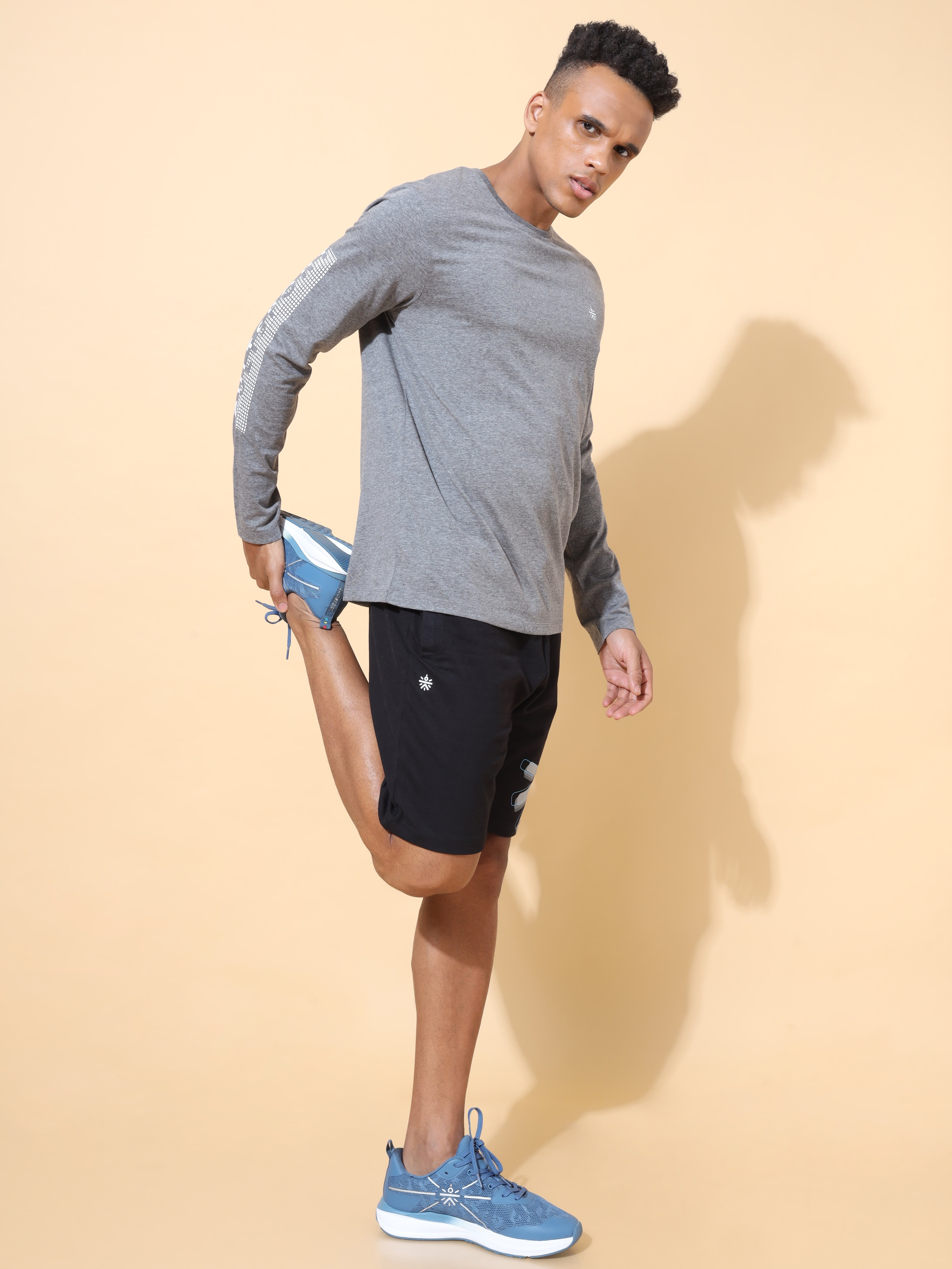 Melange Comfort T-shirt with Graphic Print