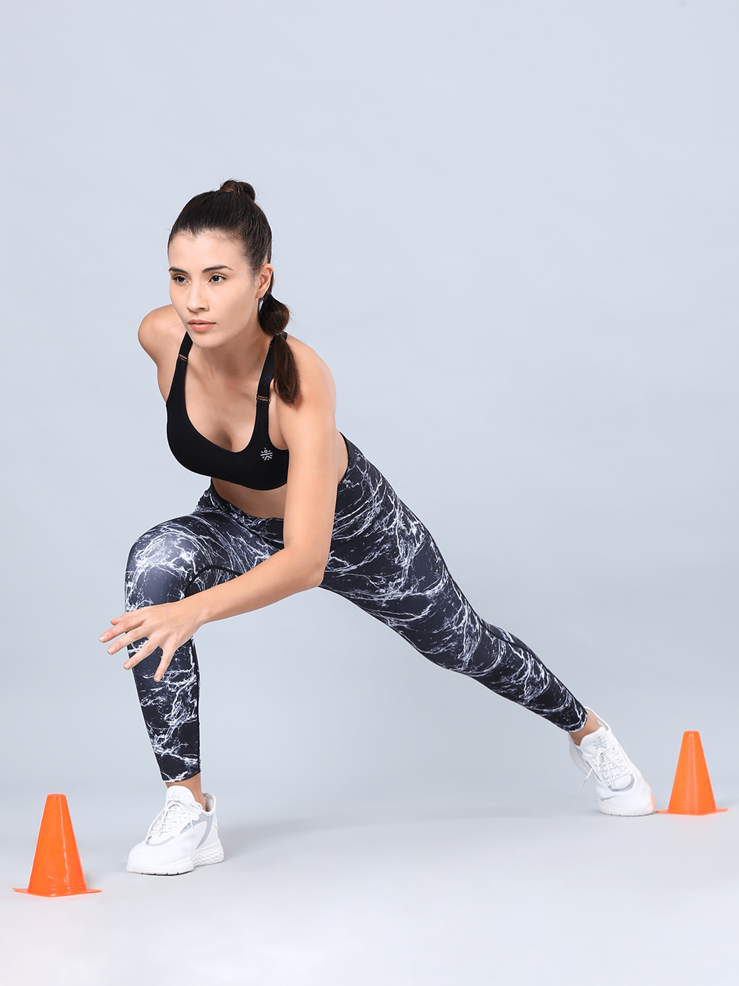 AbsoluteFit Black Marble Workout Leggings