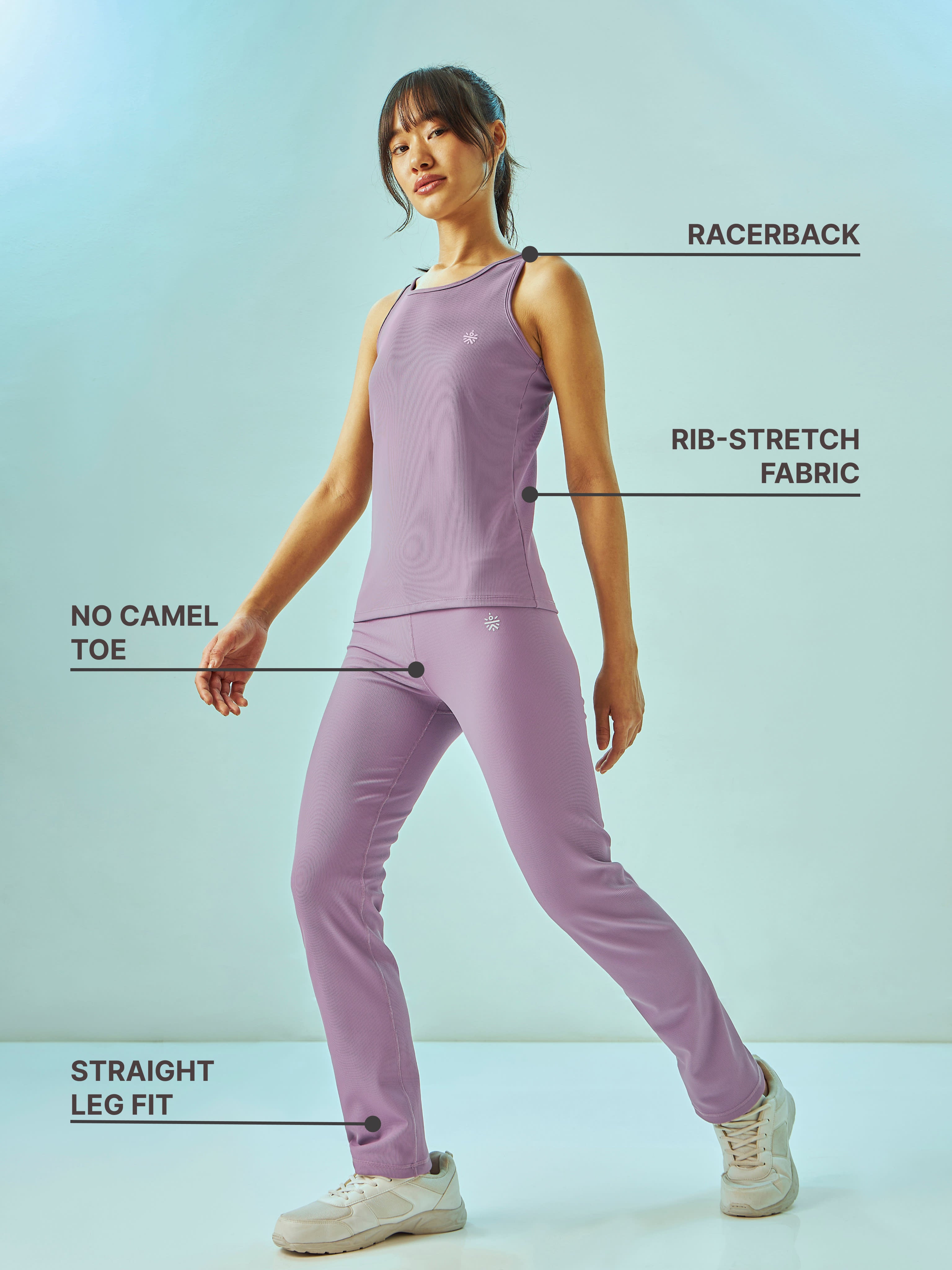 Pink Compression Co-Ord Set For Women