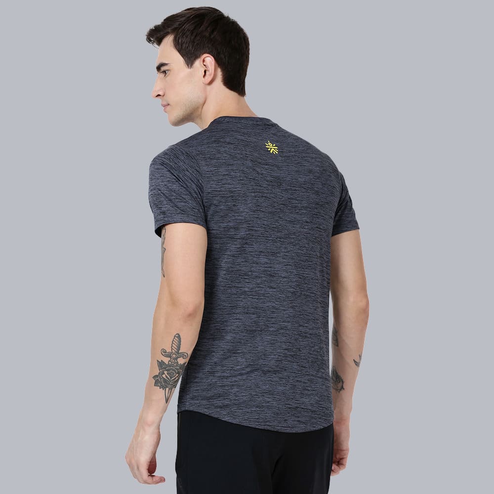 Signature Stripe Grey Running Tee