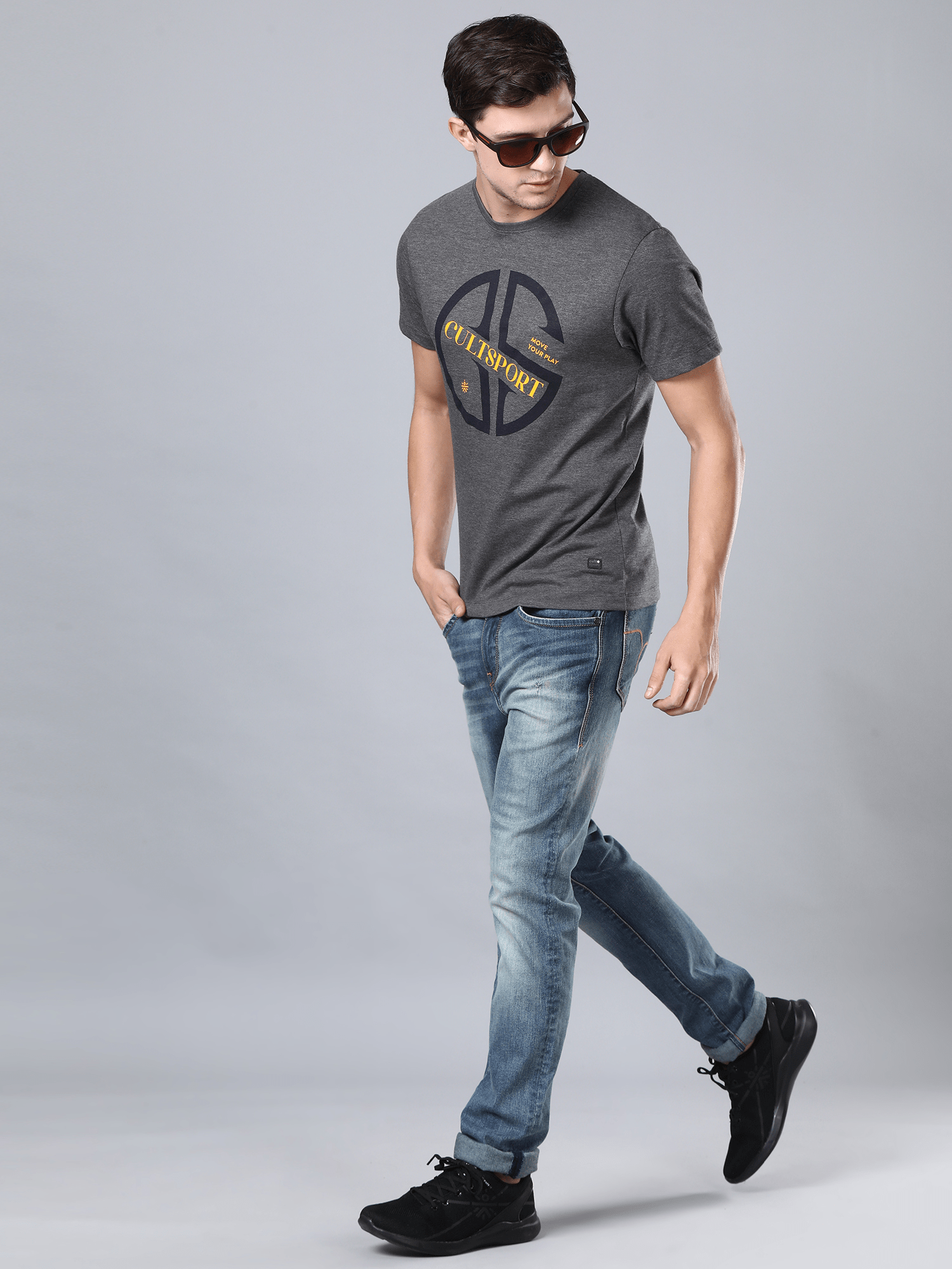 Everyday Unique Anthra Casual Tee