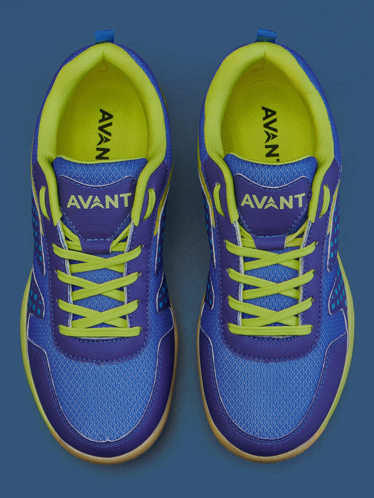 Avant Men's FluidX Badminton Shoes- Blue/Yellow
