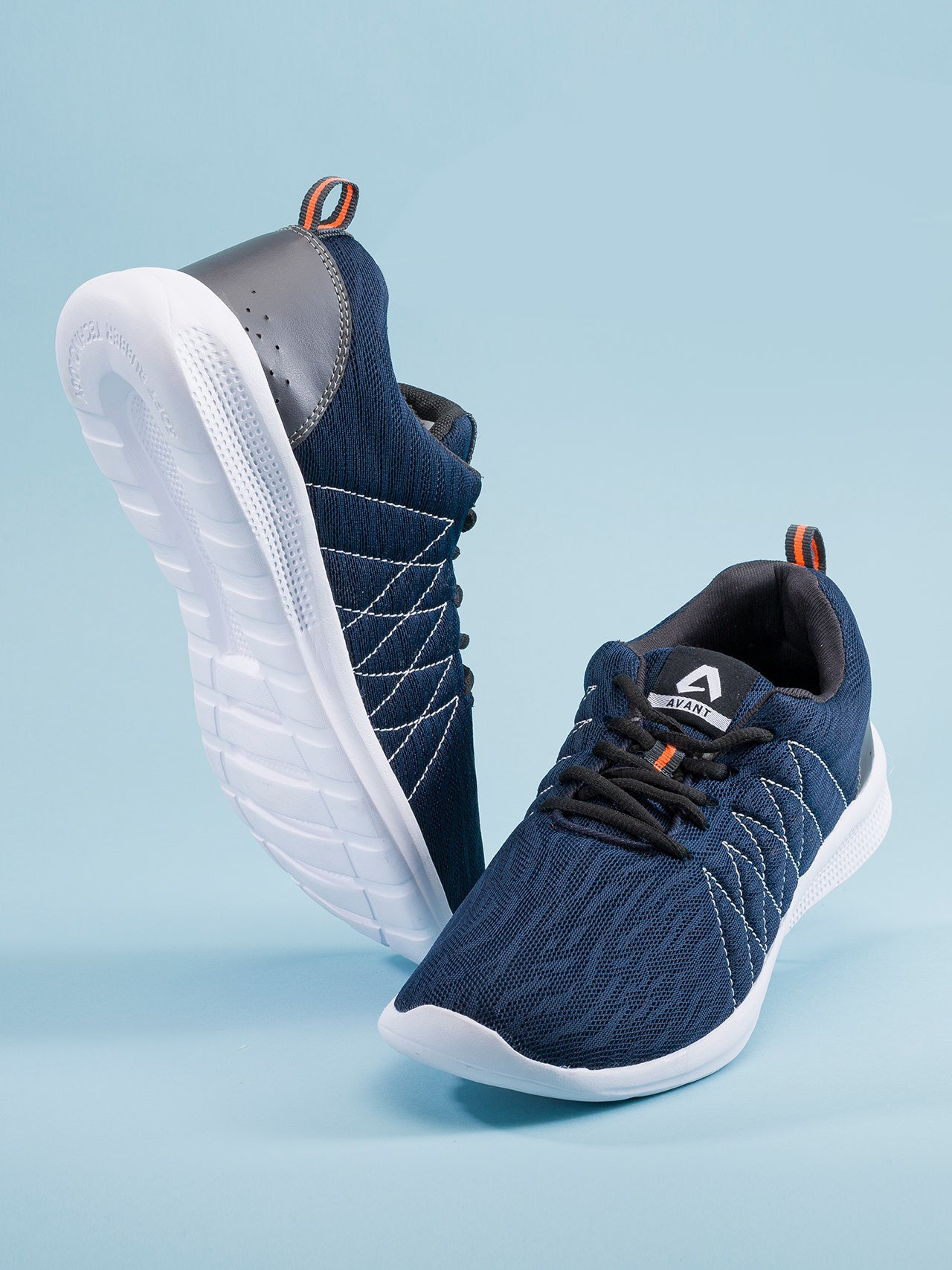 Avant Men's Ultra Light Running and Training Shoes - Navy Blue