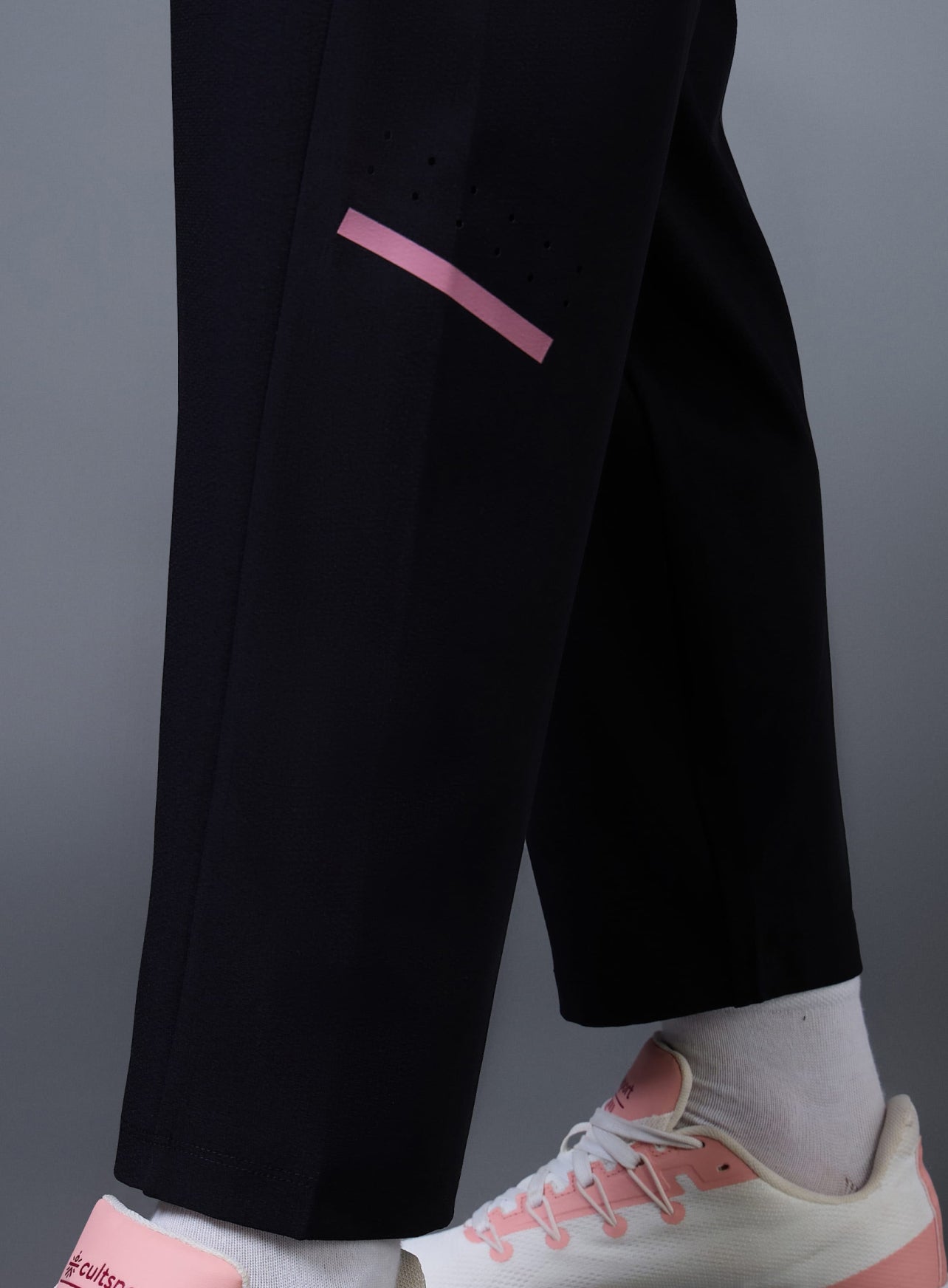 Women's Black Impact Training Cropped Trackpants