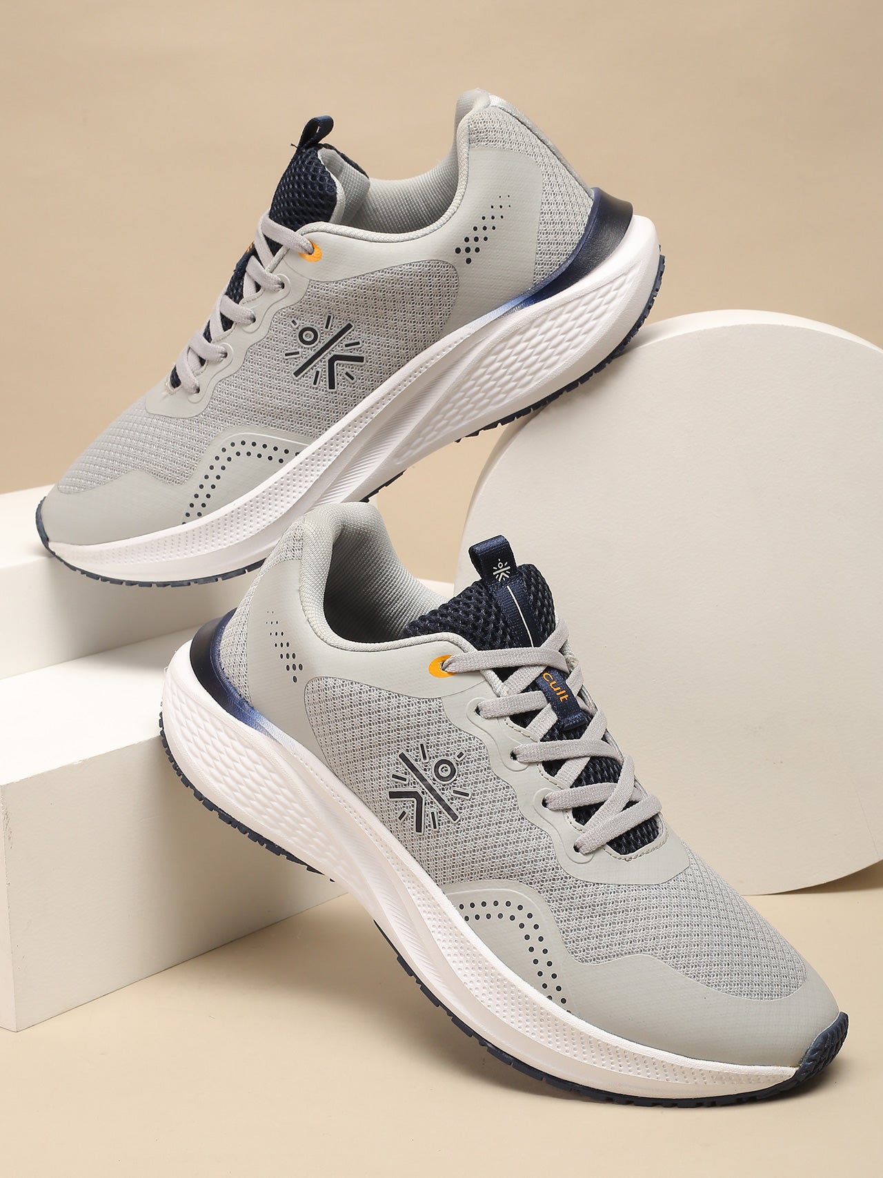 cult Men's DynoFlex Running Shoes - Lt.Grey