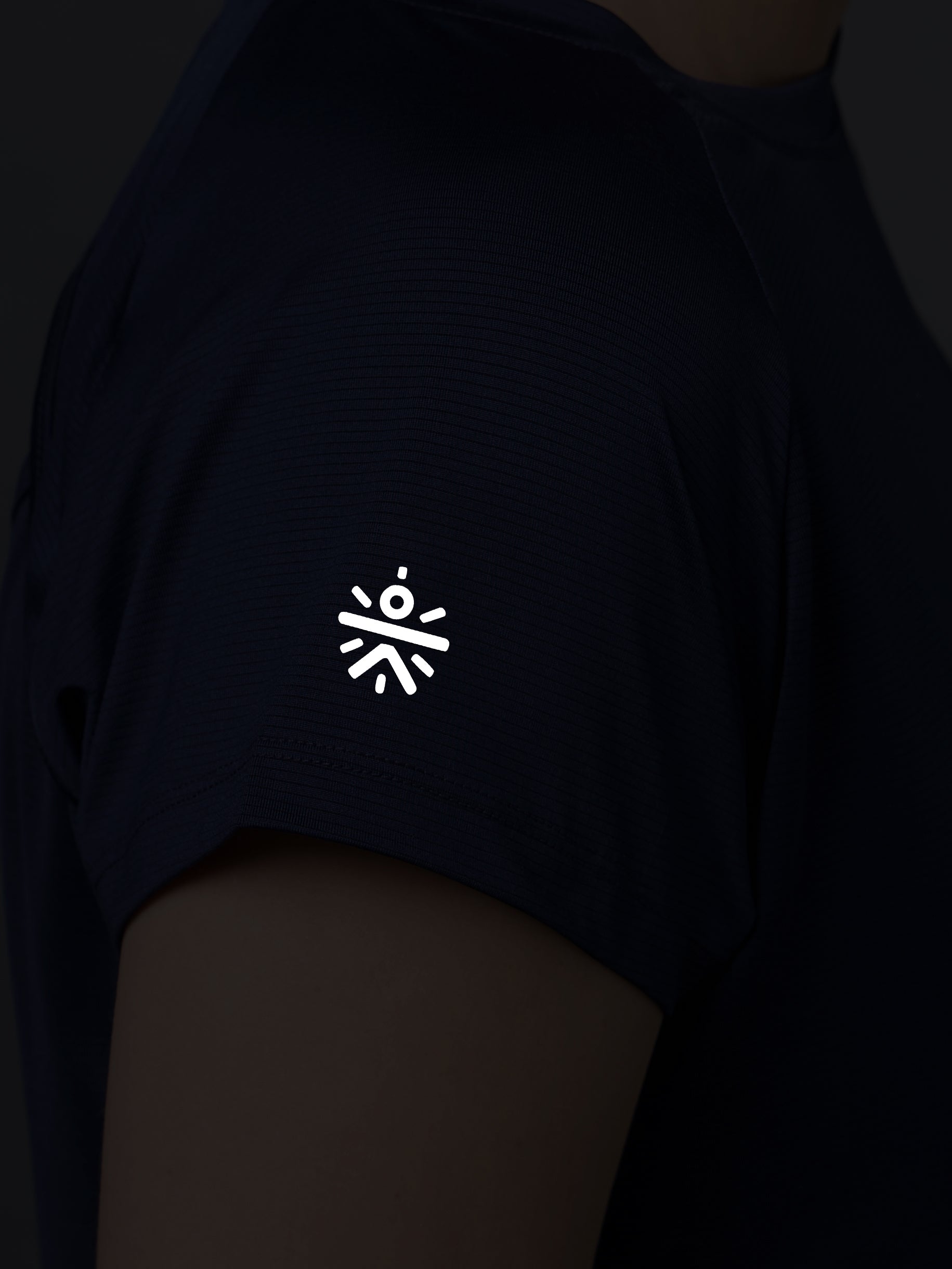 Women's Navy Run Forward T-shirt