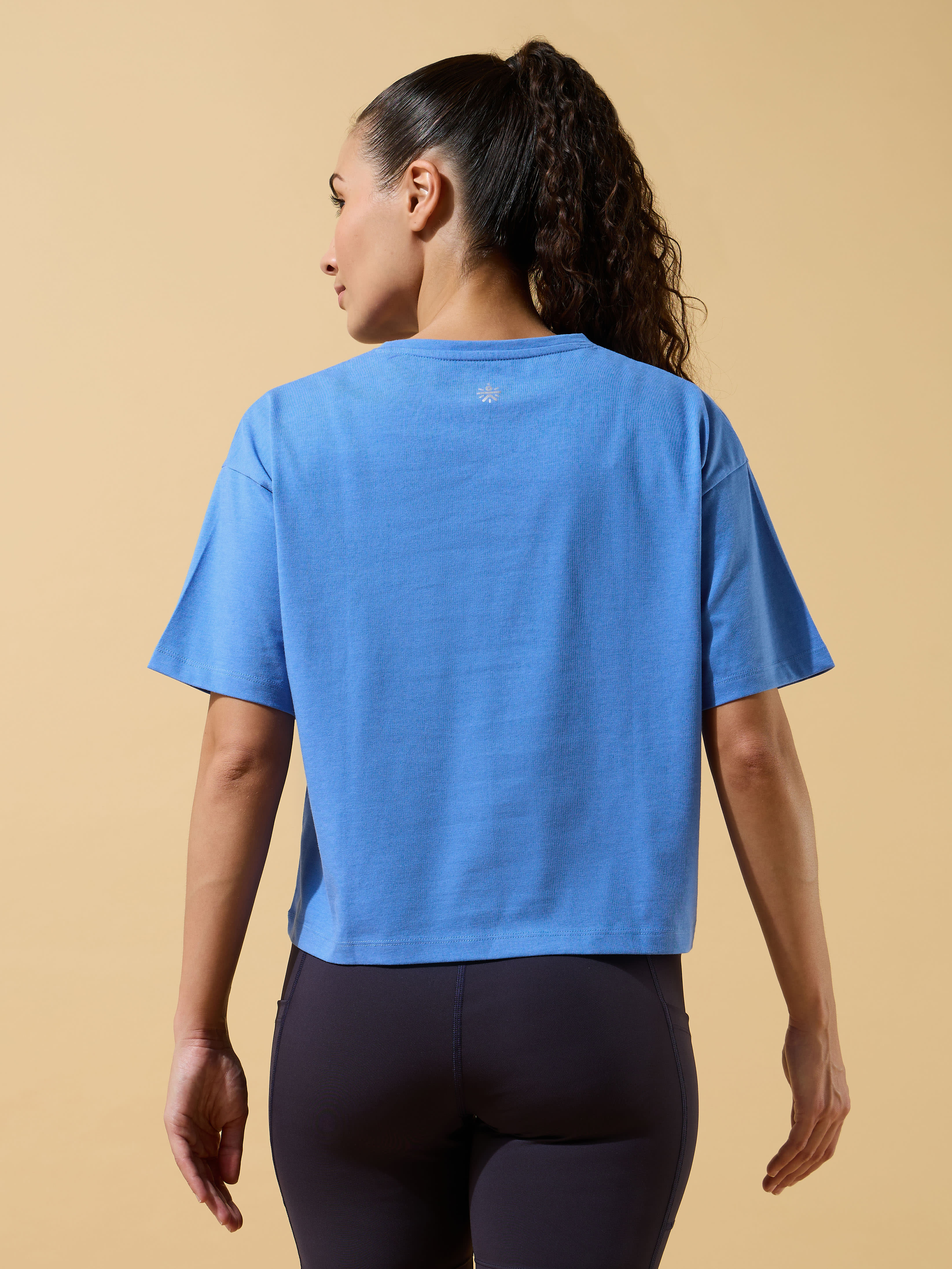 Sporty Chic Boxy Crop T-shirt