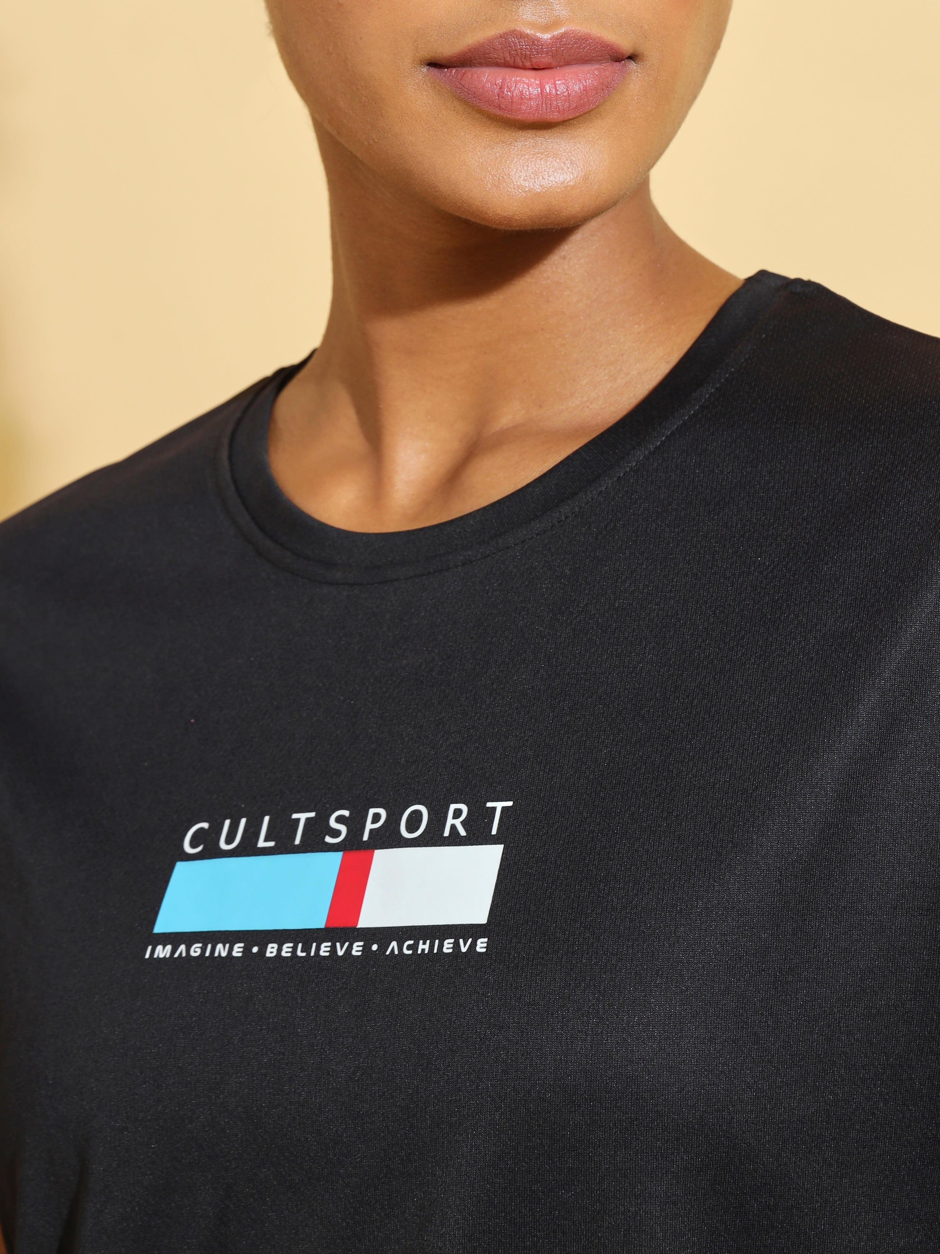 Performance T-shirt with Minimal Graphic