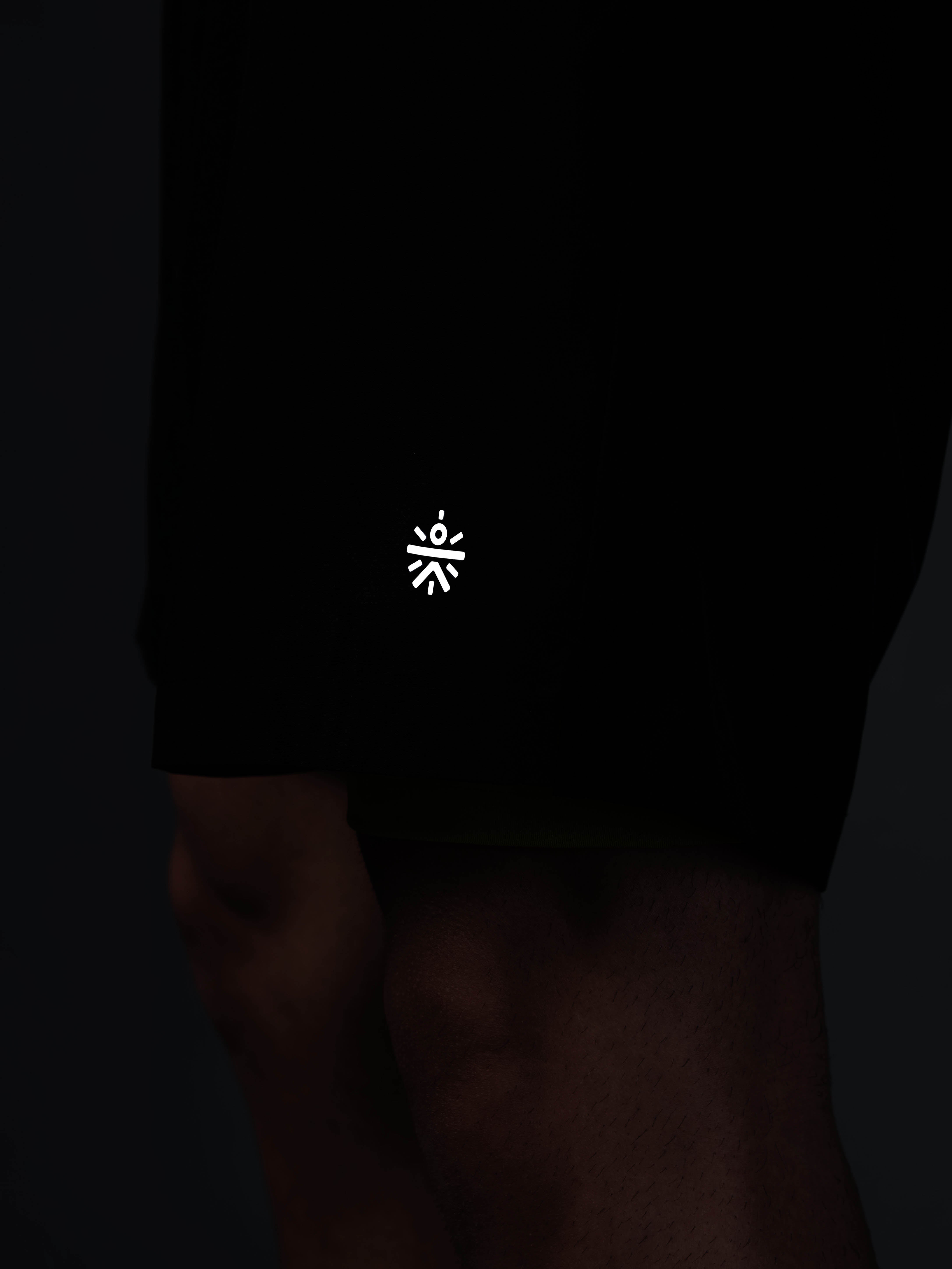 Men's Black Run Elevate Shorts