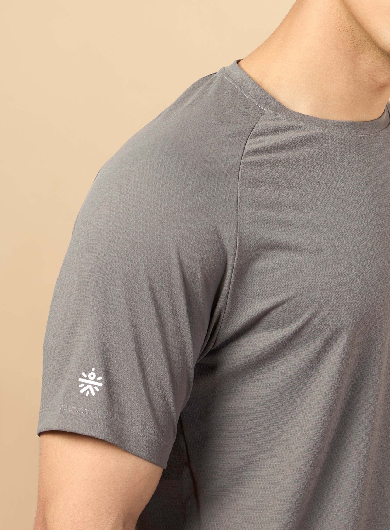 Men's Dark Grey All Workout Training T-shirt