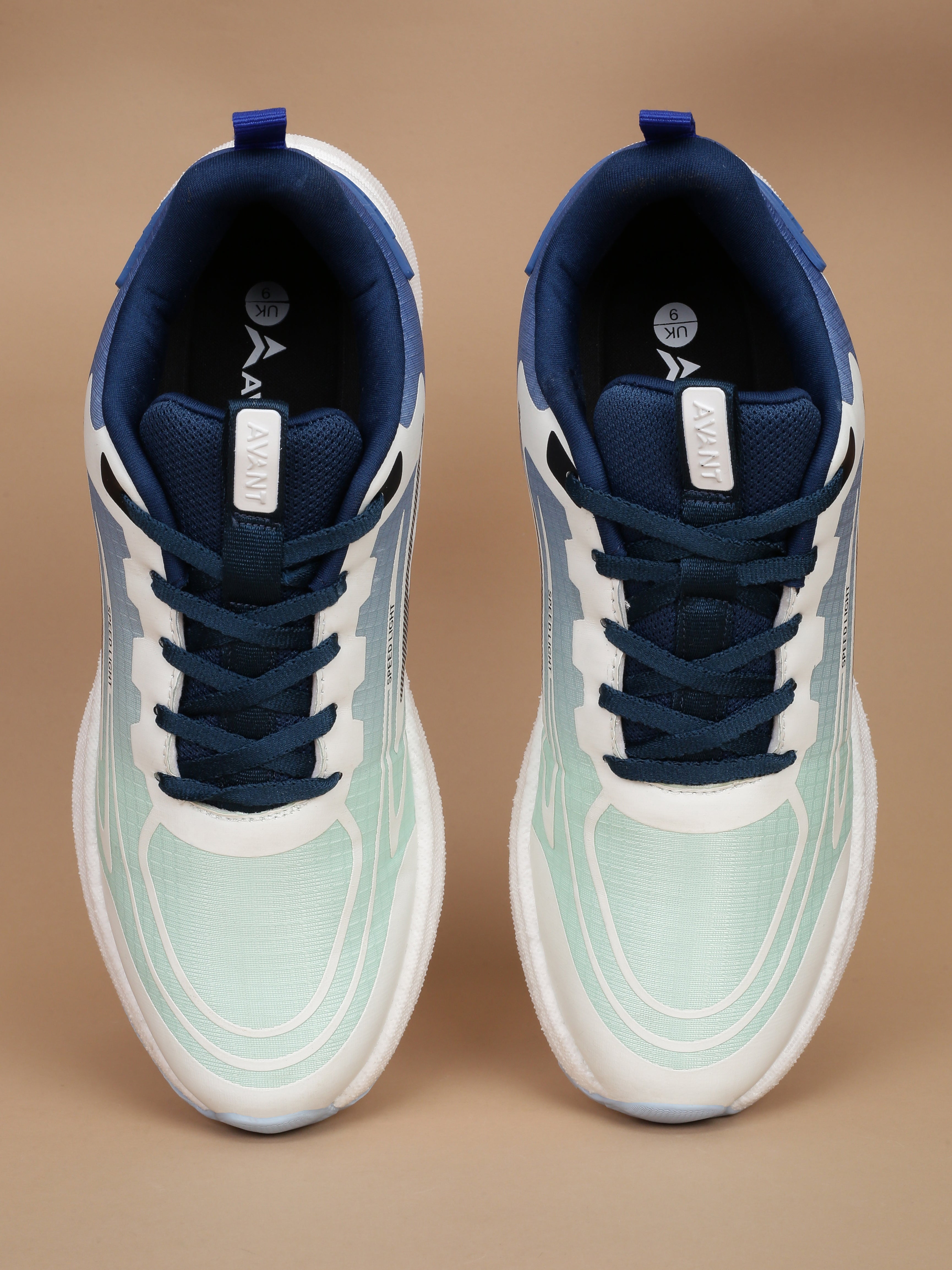 Avant Men's VelocityArc Running Shoes - Green / Blue