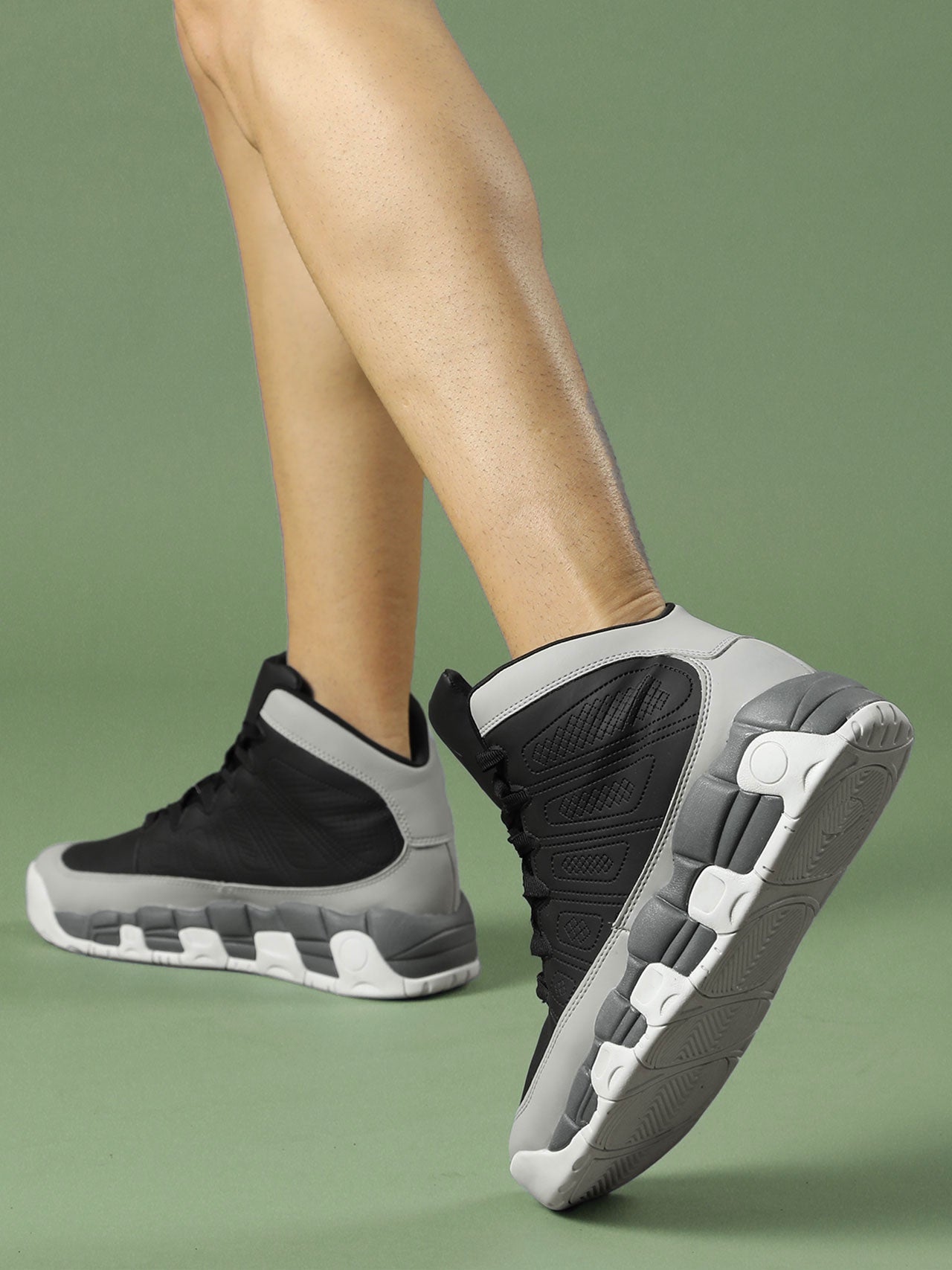 Avant Men's Regal Sneaker Shoes - Grey/Black