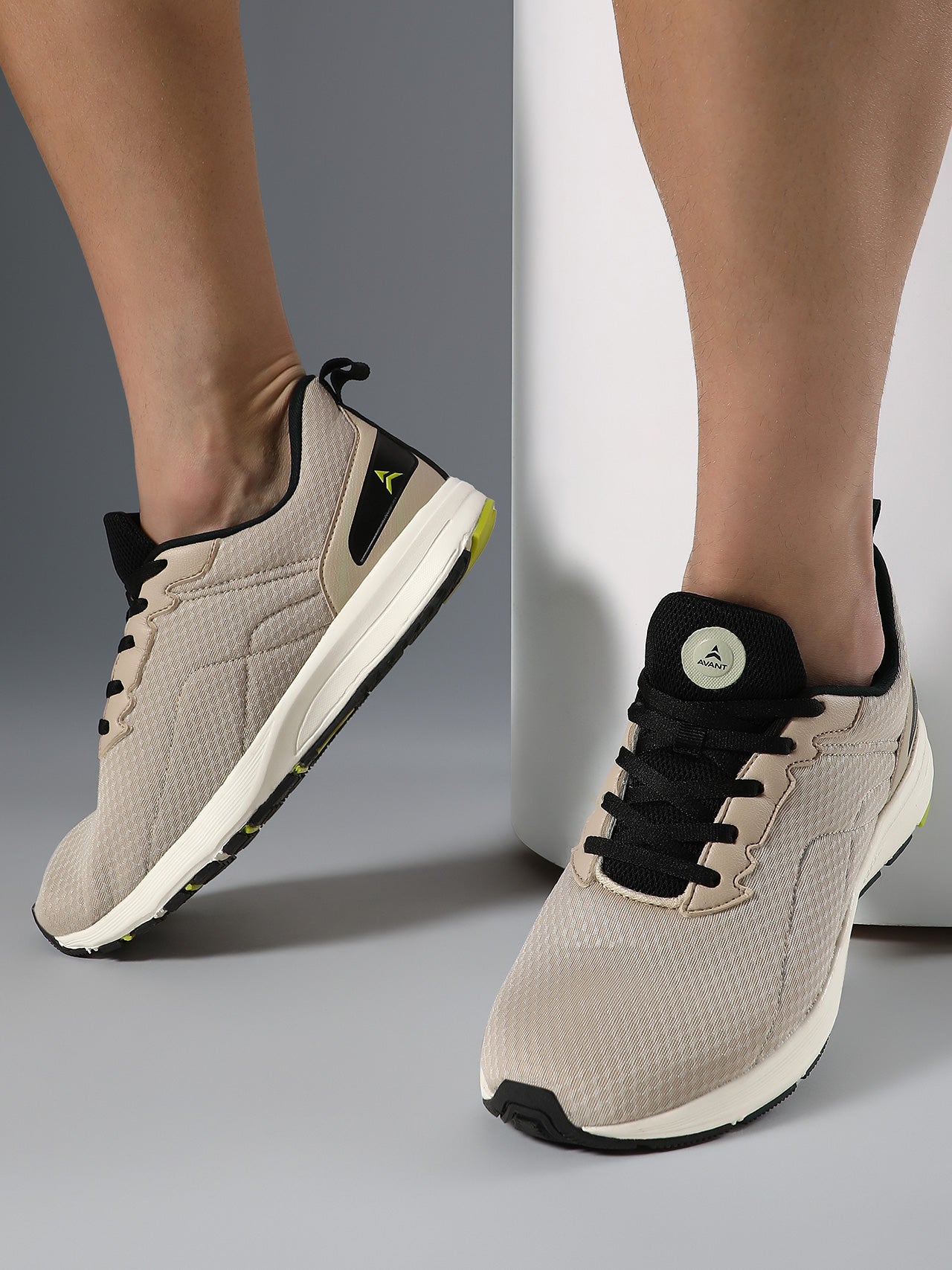 Avant Men's AirRun Running Shoes - Beige