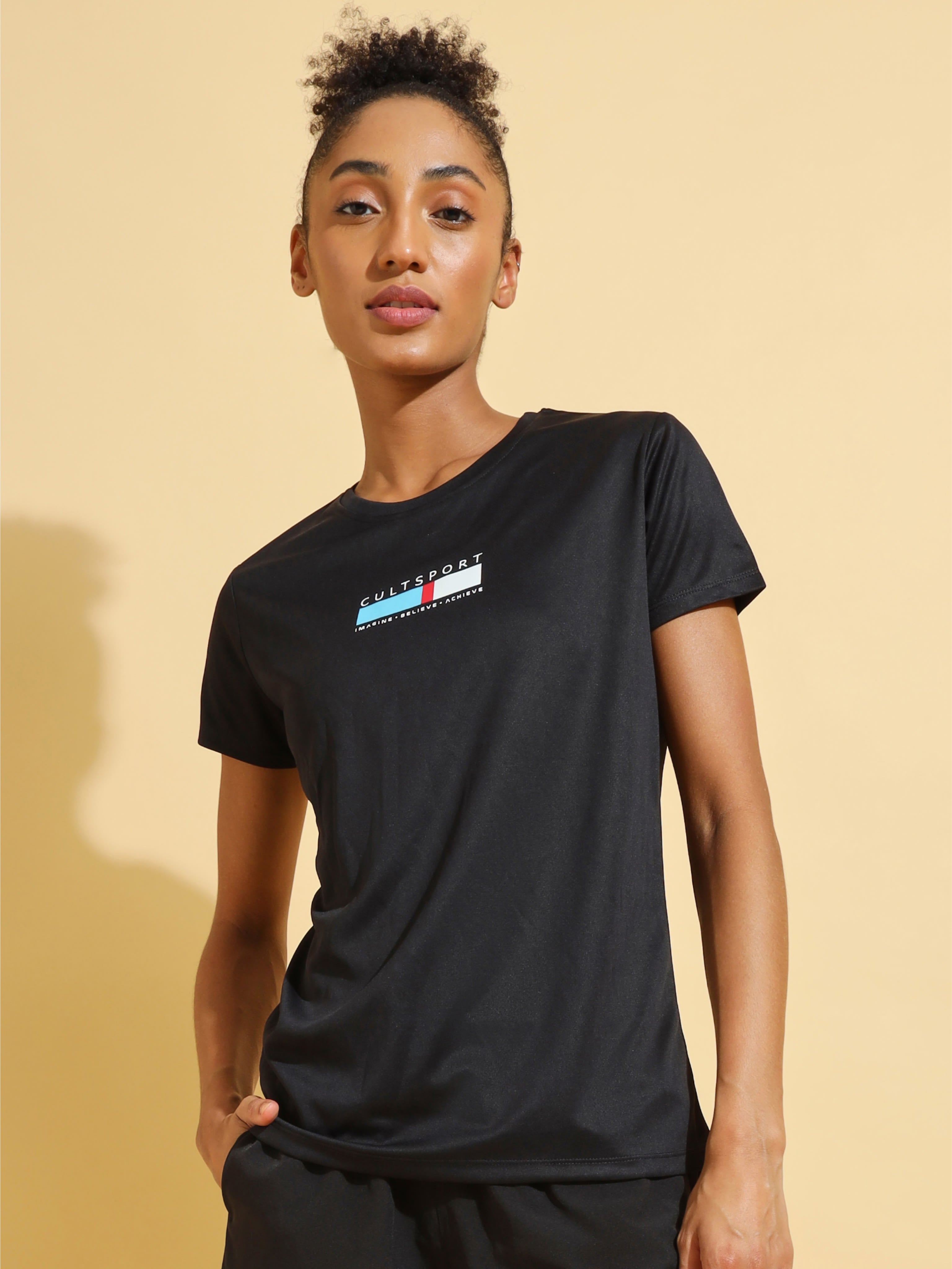 Performance T-shirt with Minimal Graphic