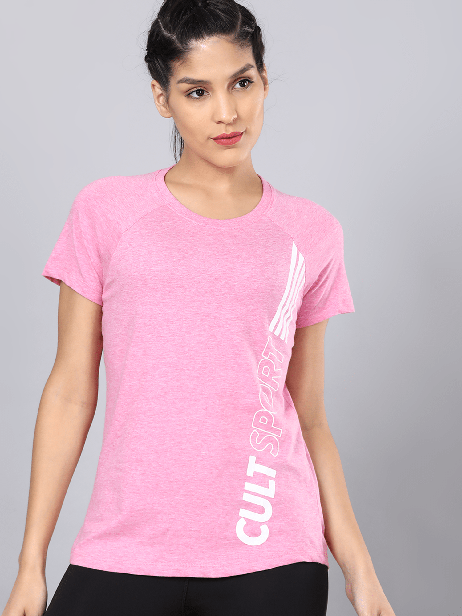 Vital Dash Pink Workout Tee
