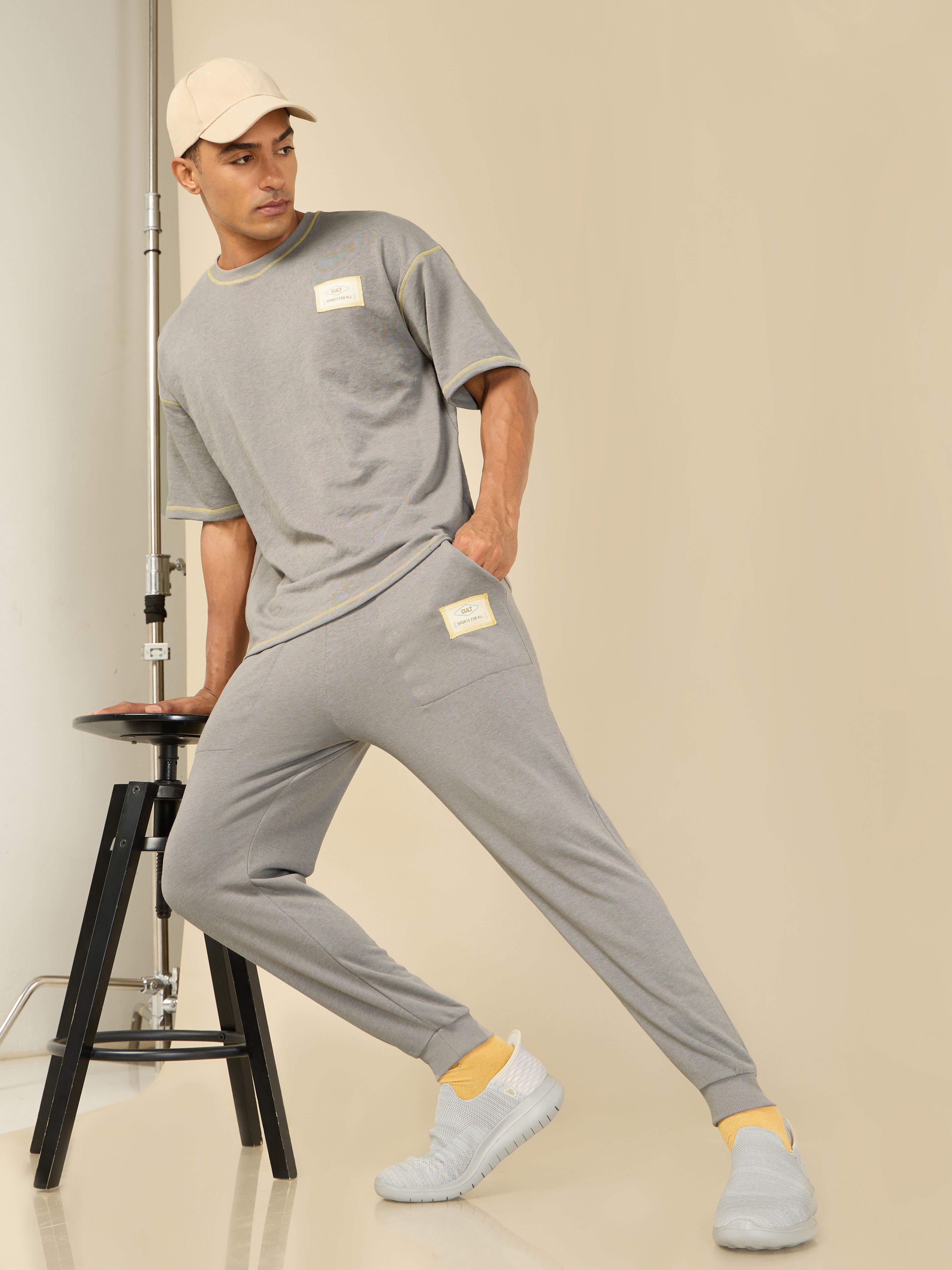 Men Grey Sports for all Joggers