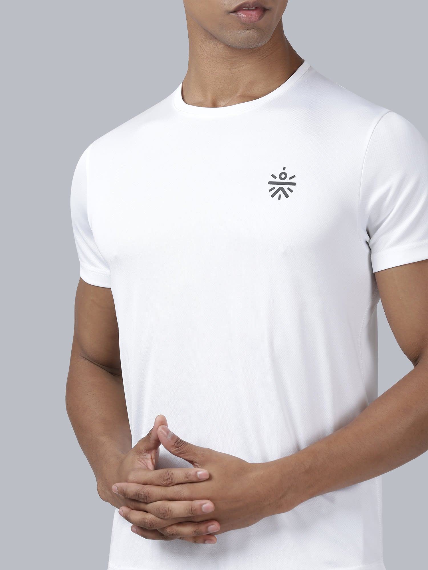 Vital Trifecta White Running Tee
