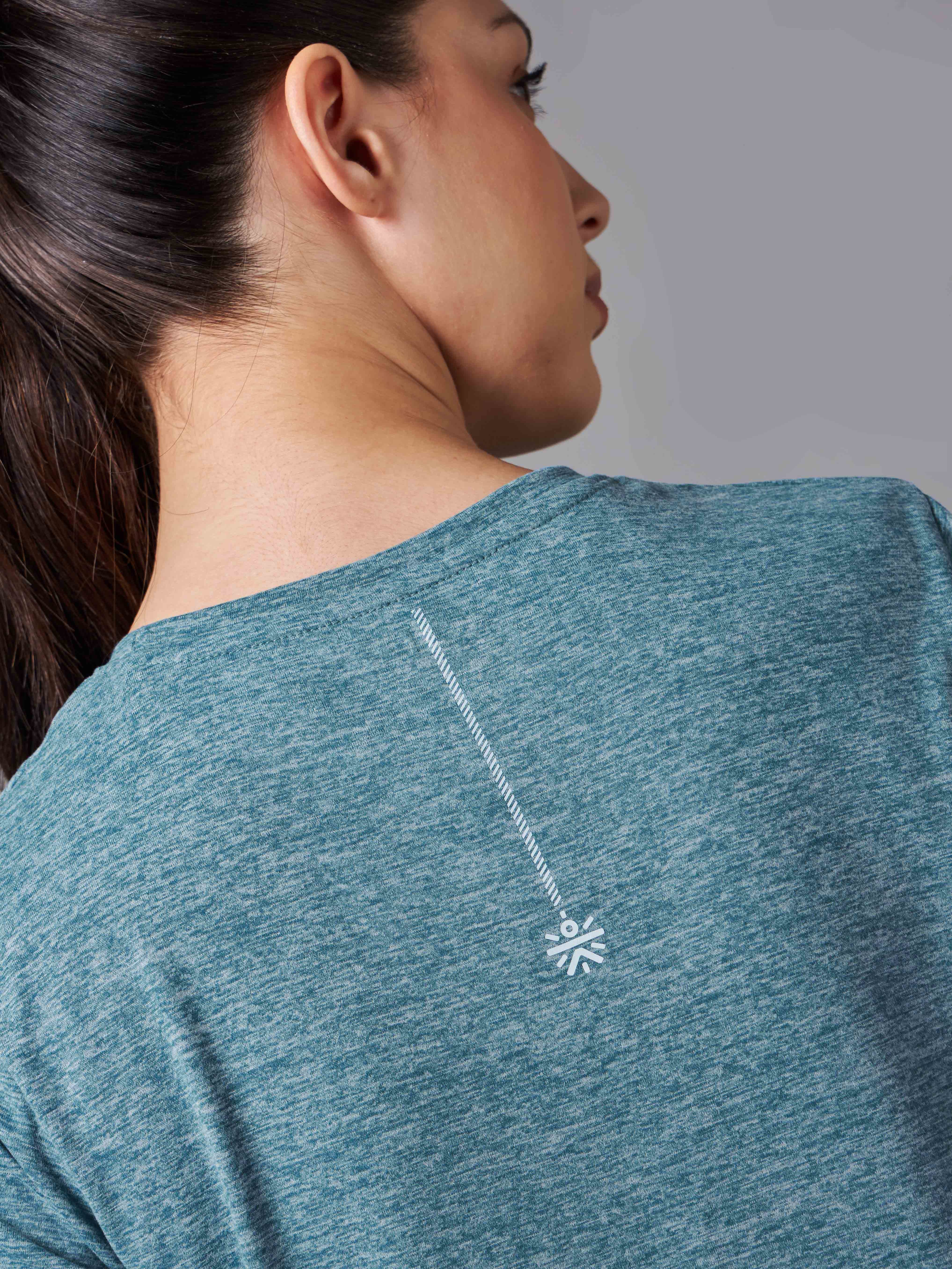 Women's Train All Day Blue Comfortech T-shirt