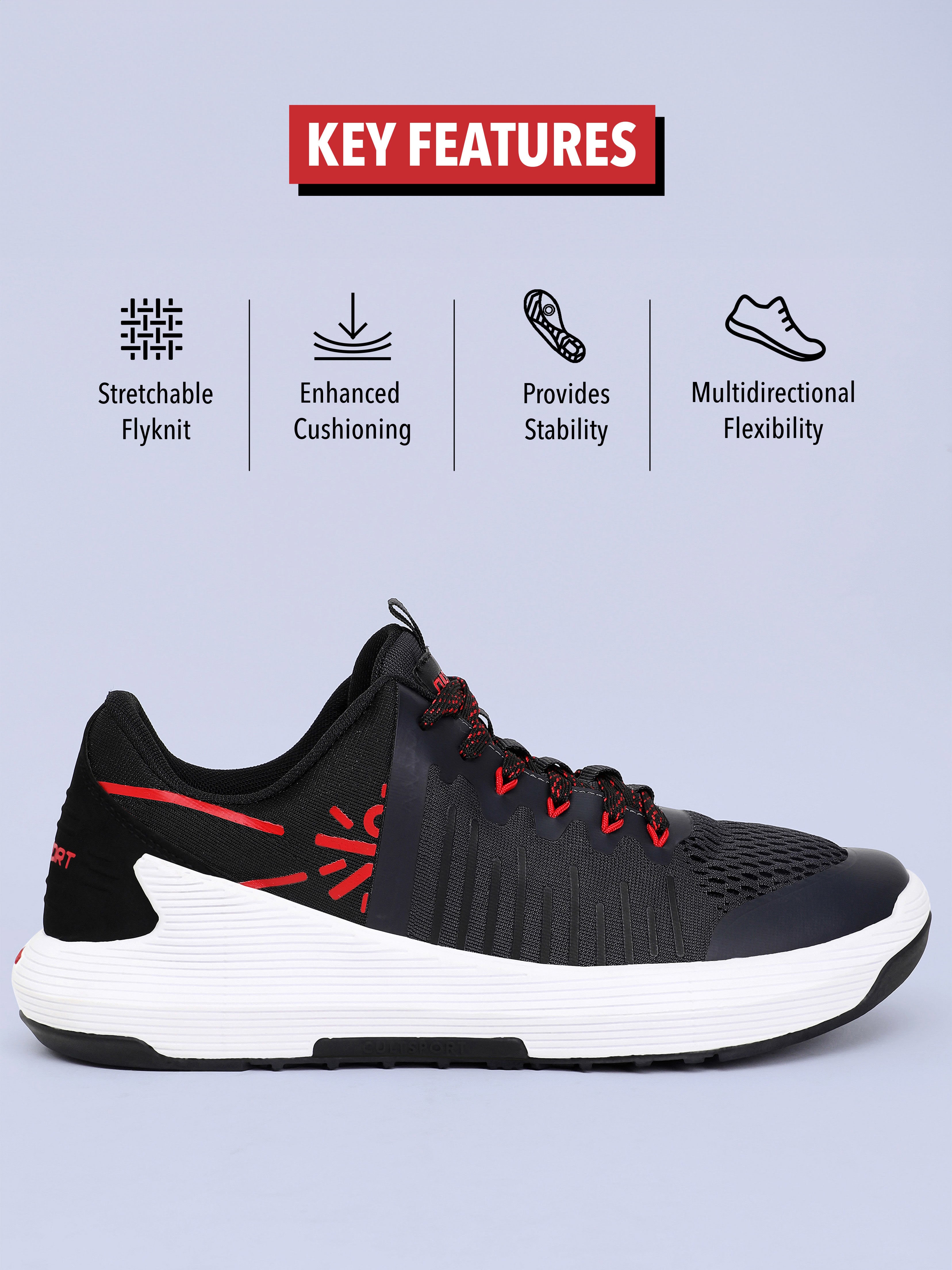 cult Impact Men Training Shoes - Black