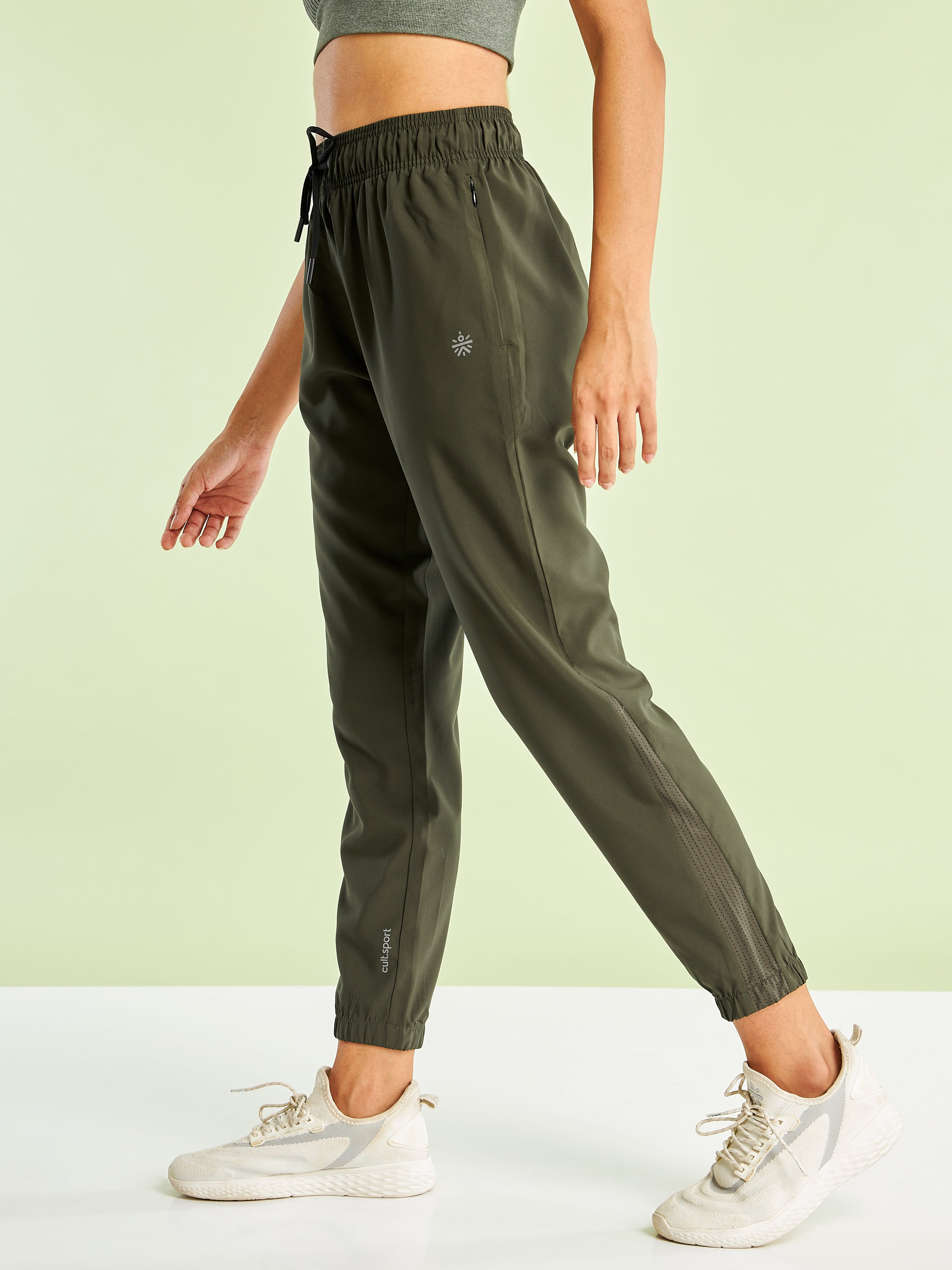 Slim Fit Running Joggers with Drawcord