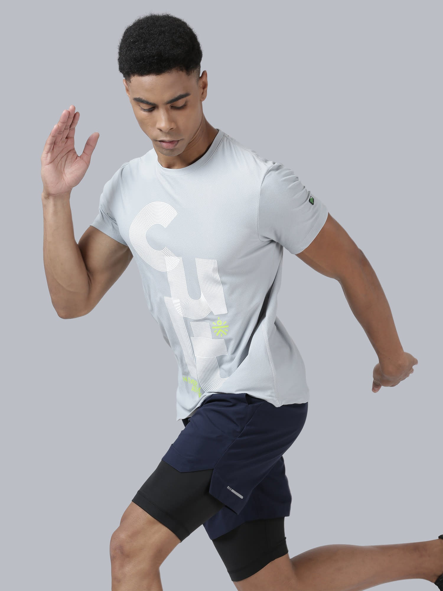 Signature Cult Grey Running Tee