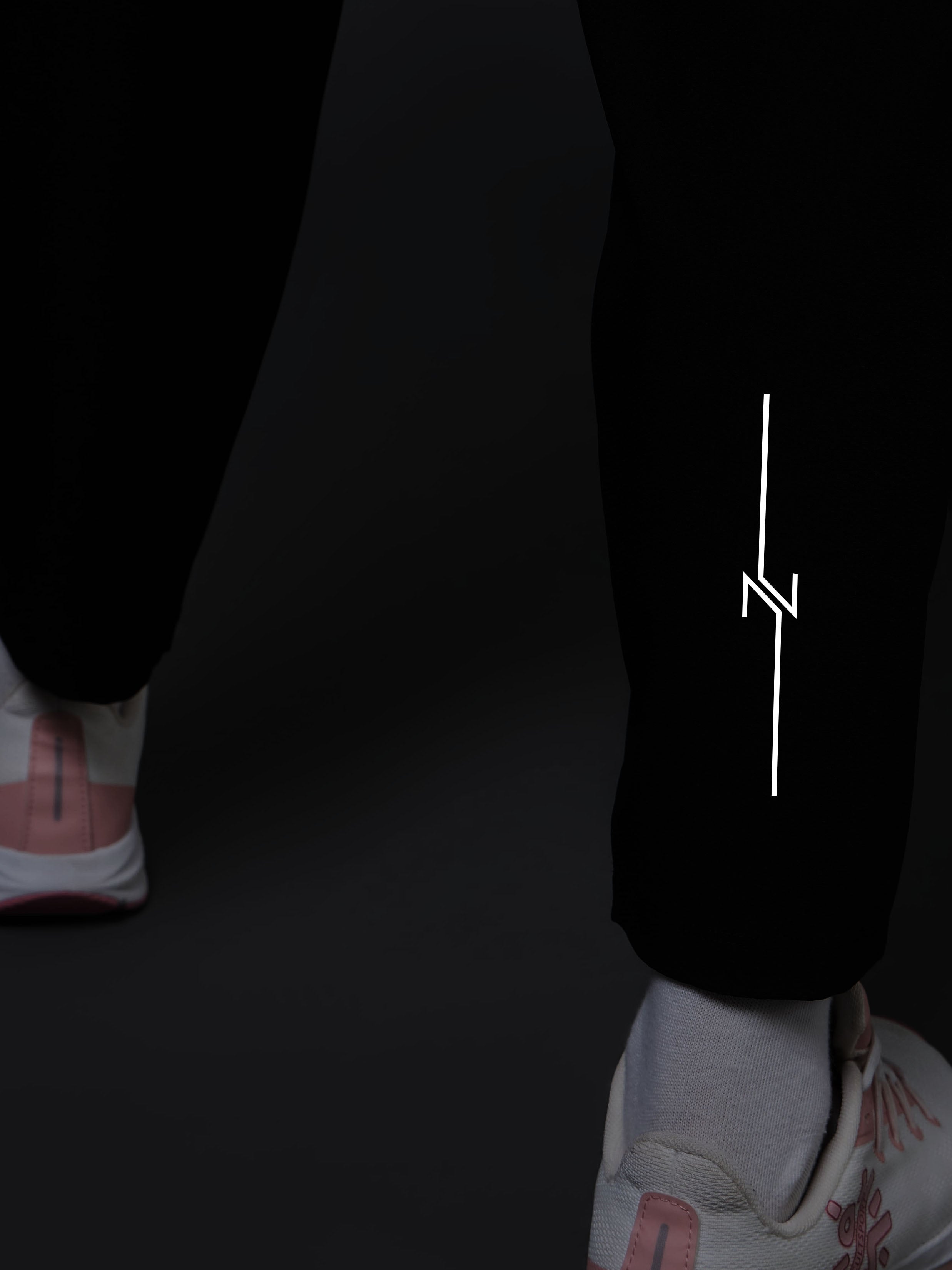 Women's Black Impact Training Cropped Trackpants