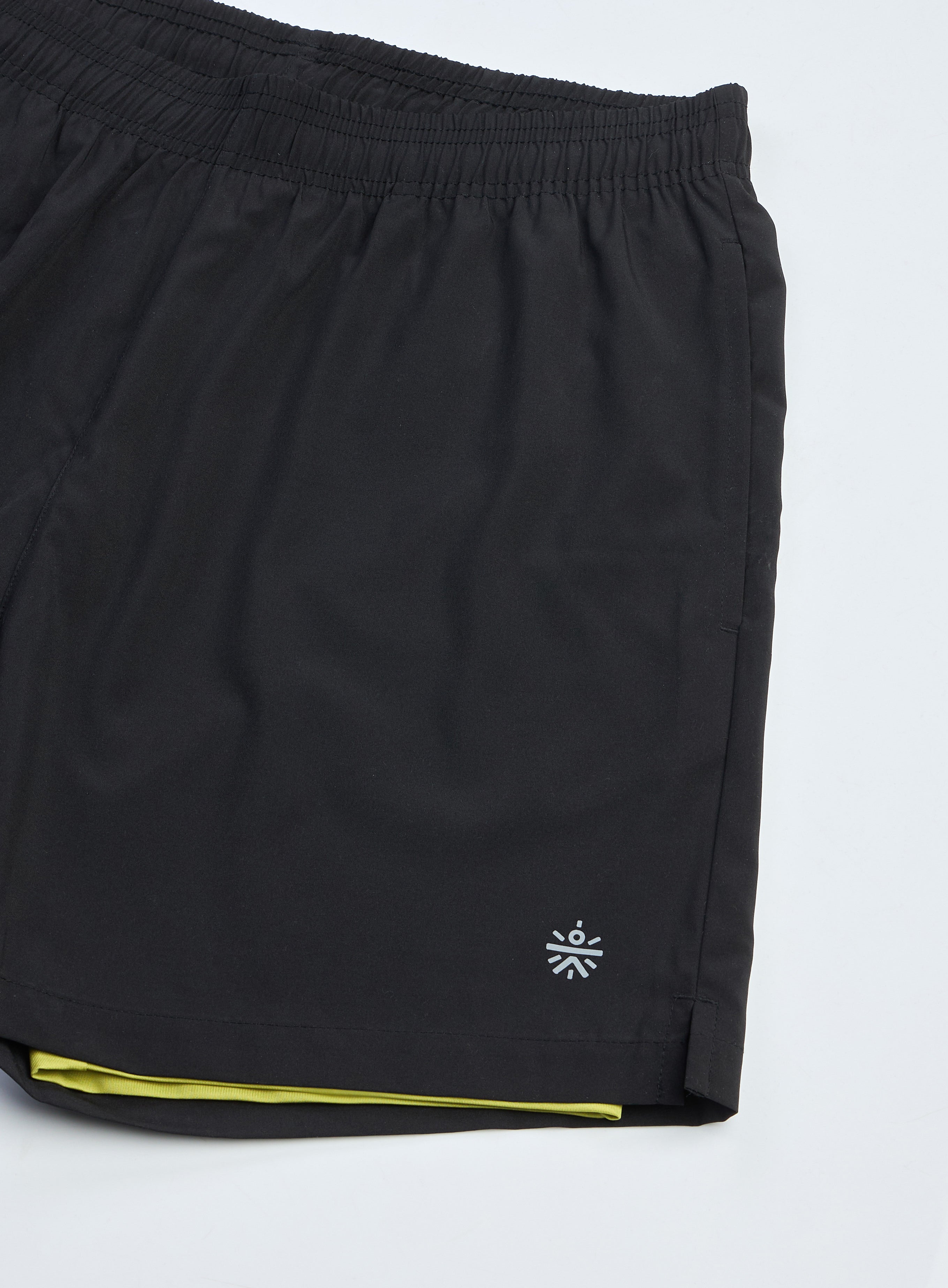 Men's Black Run Elevate Shorts