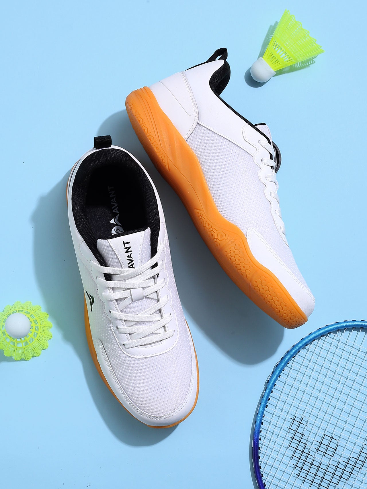 Avant Men's Ace Badminton Shoes - White