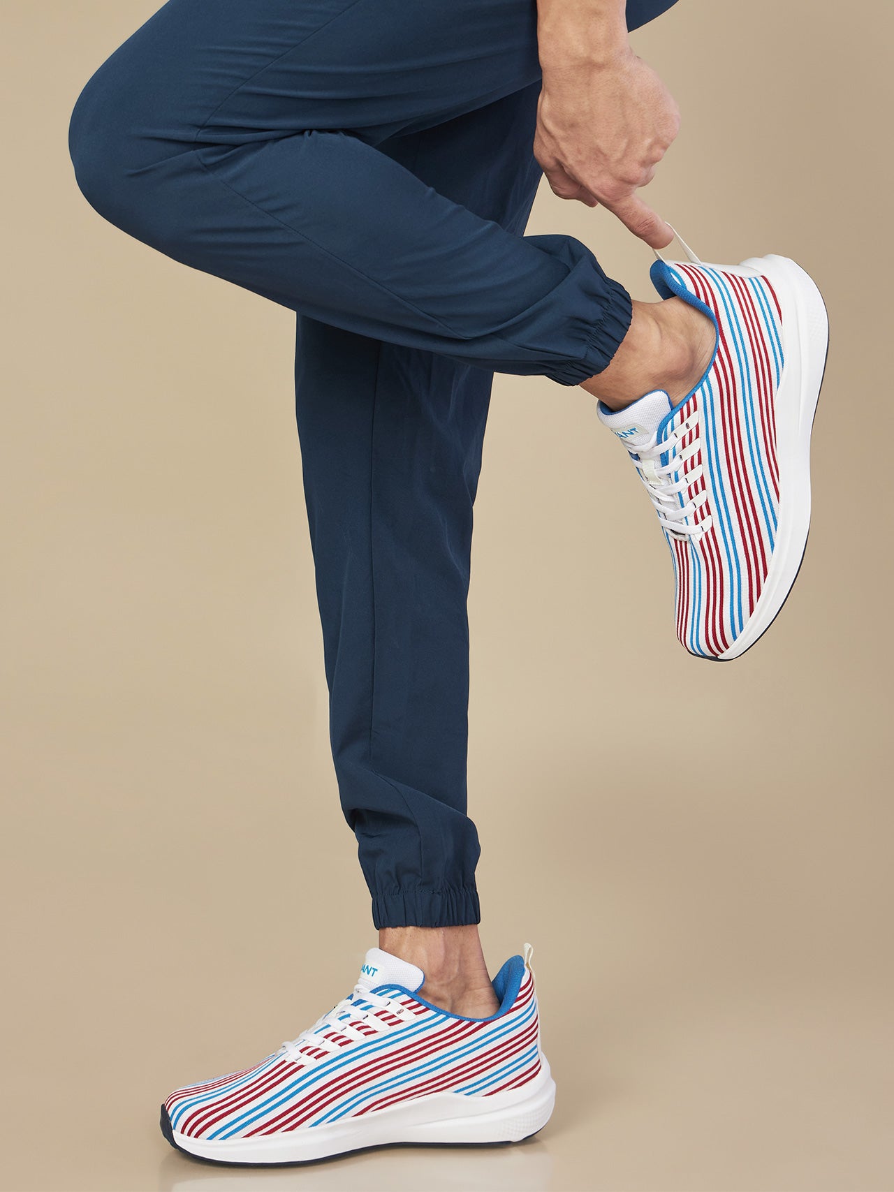 Avant Men's Bi-Strip Running Shoes - Multicolour