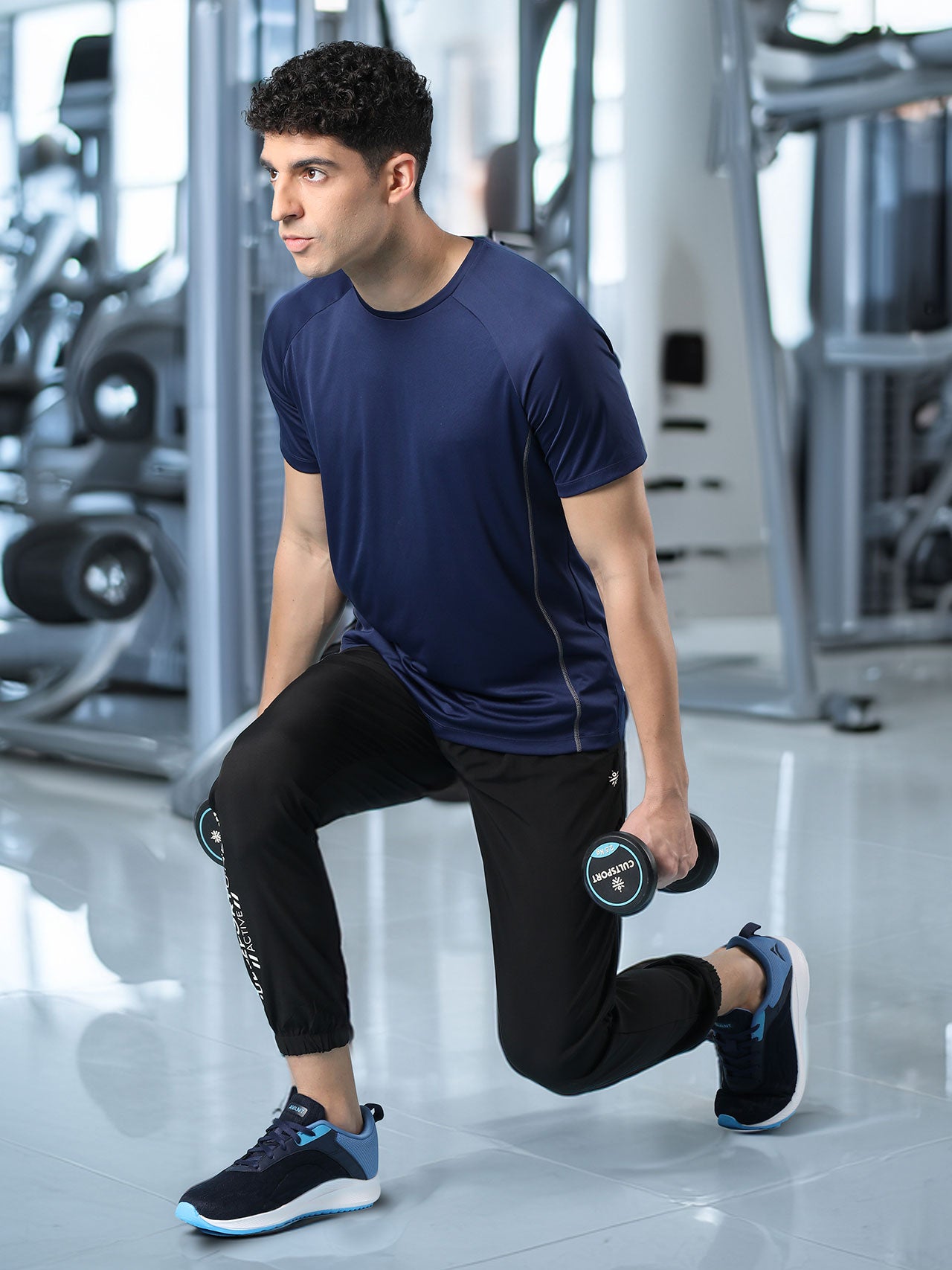 Avant Men's SkyDash Walking Shoes - Black/Blue