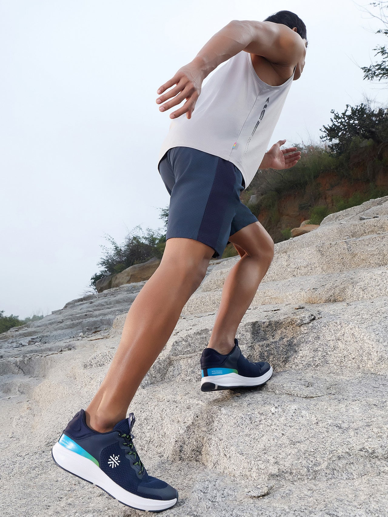 cult Men's SwiftStride Casual Shoes - Navy/Green