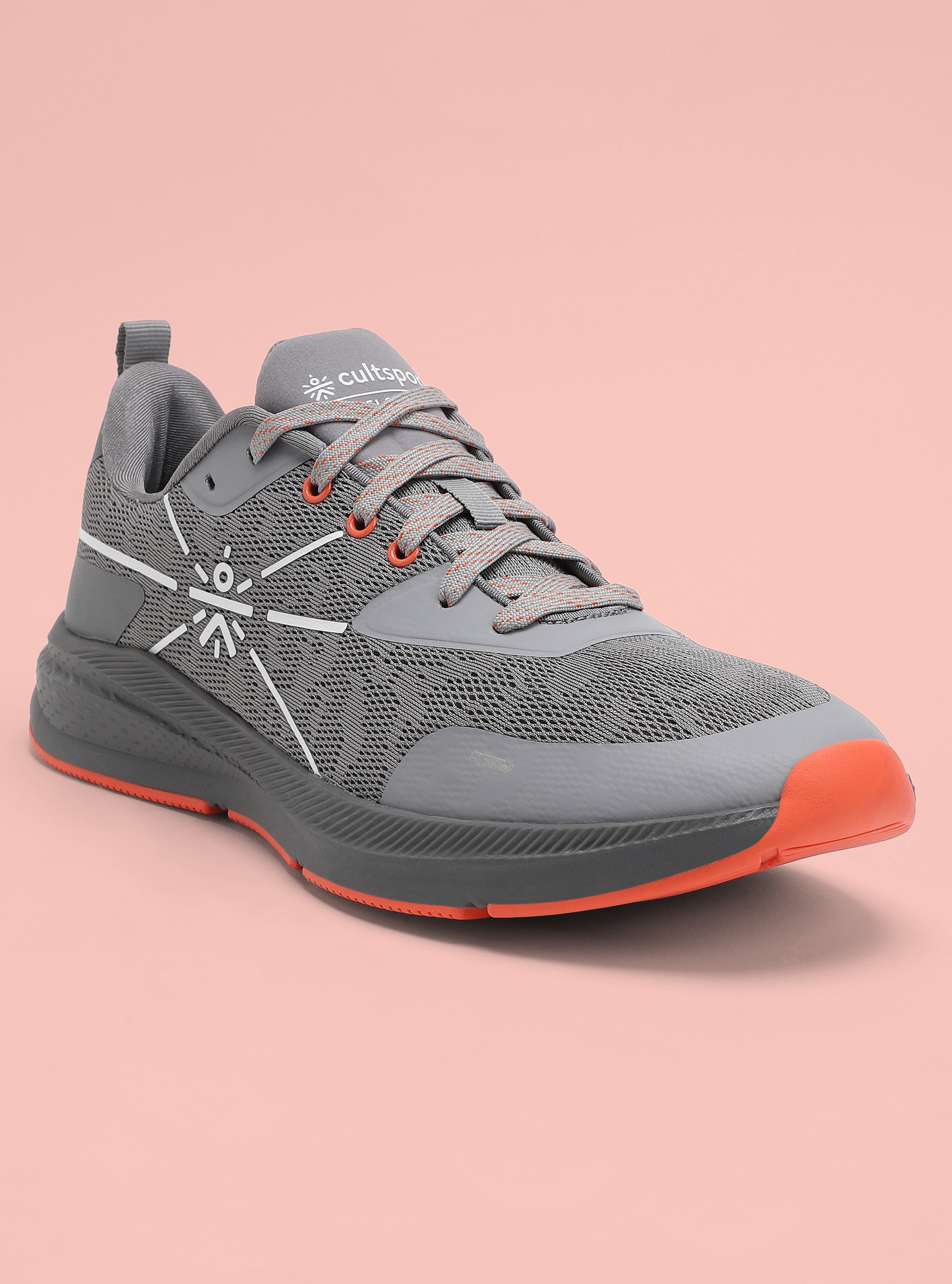 cult Flomo Men Running Shoes - Grey/Orange
