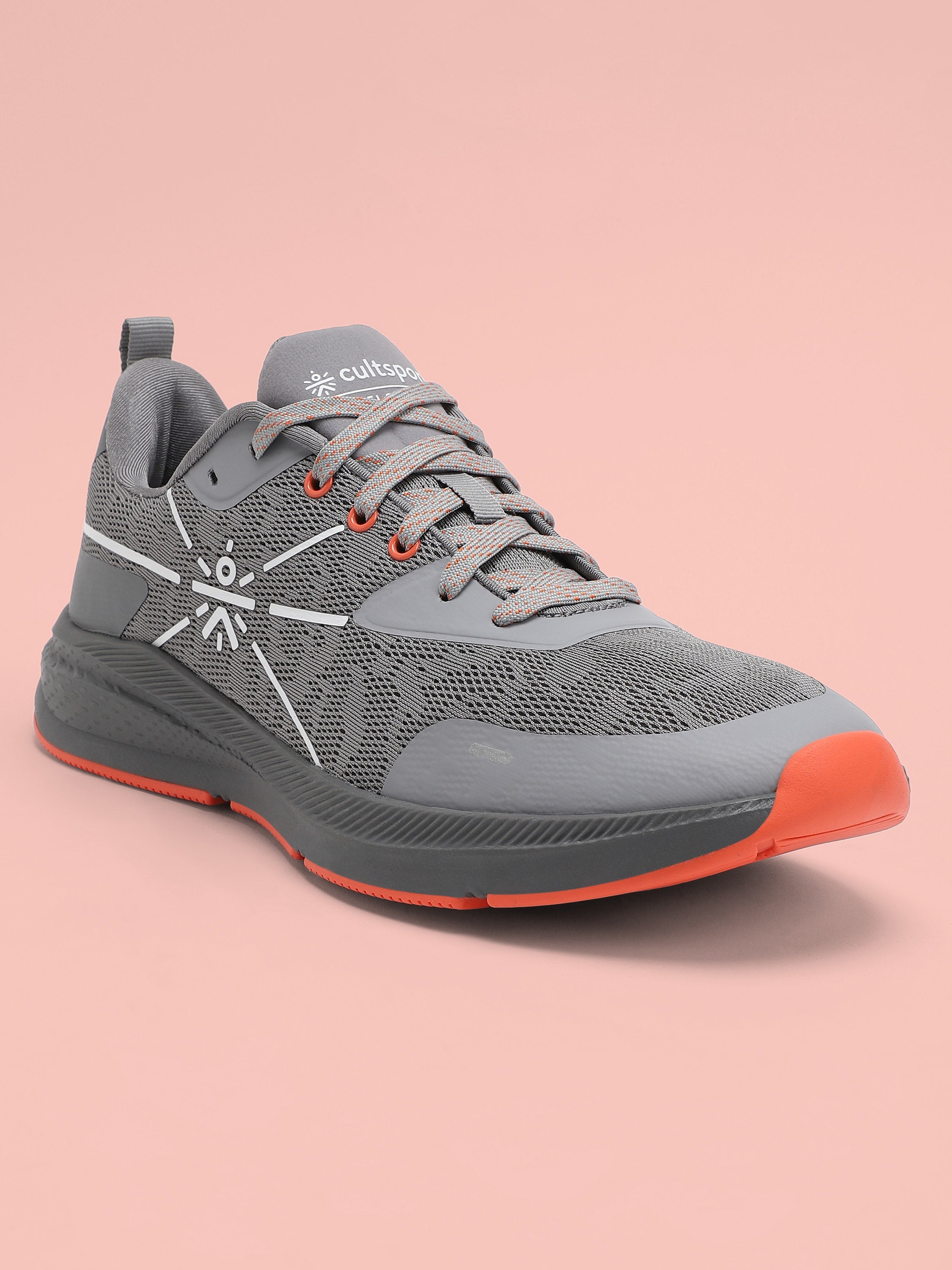 cult Flomo Men Running Shoes - Grey/Orange
