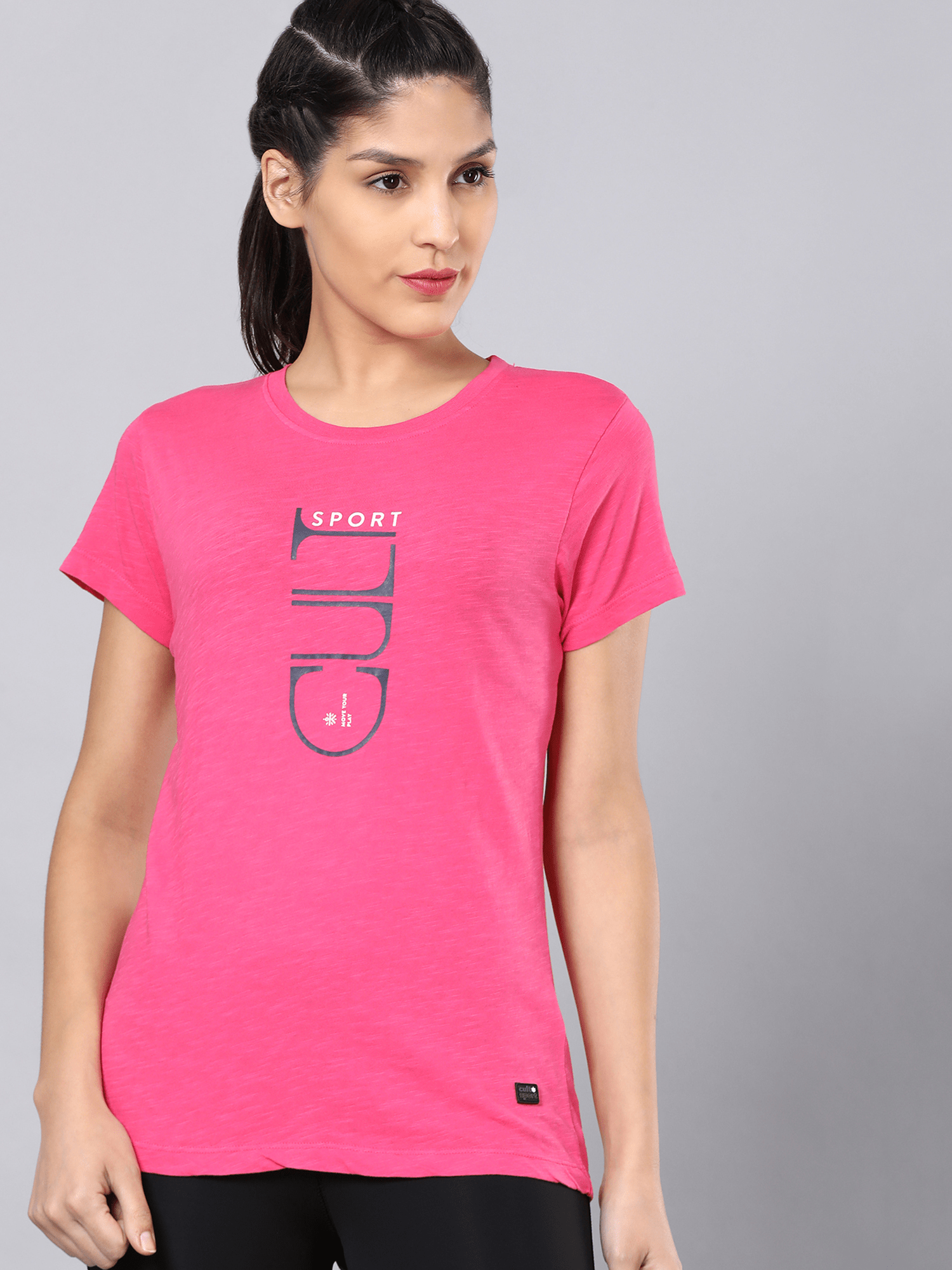 Everyday Graph Pink Casual Tee