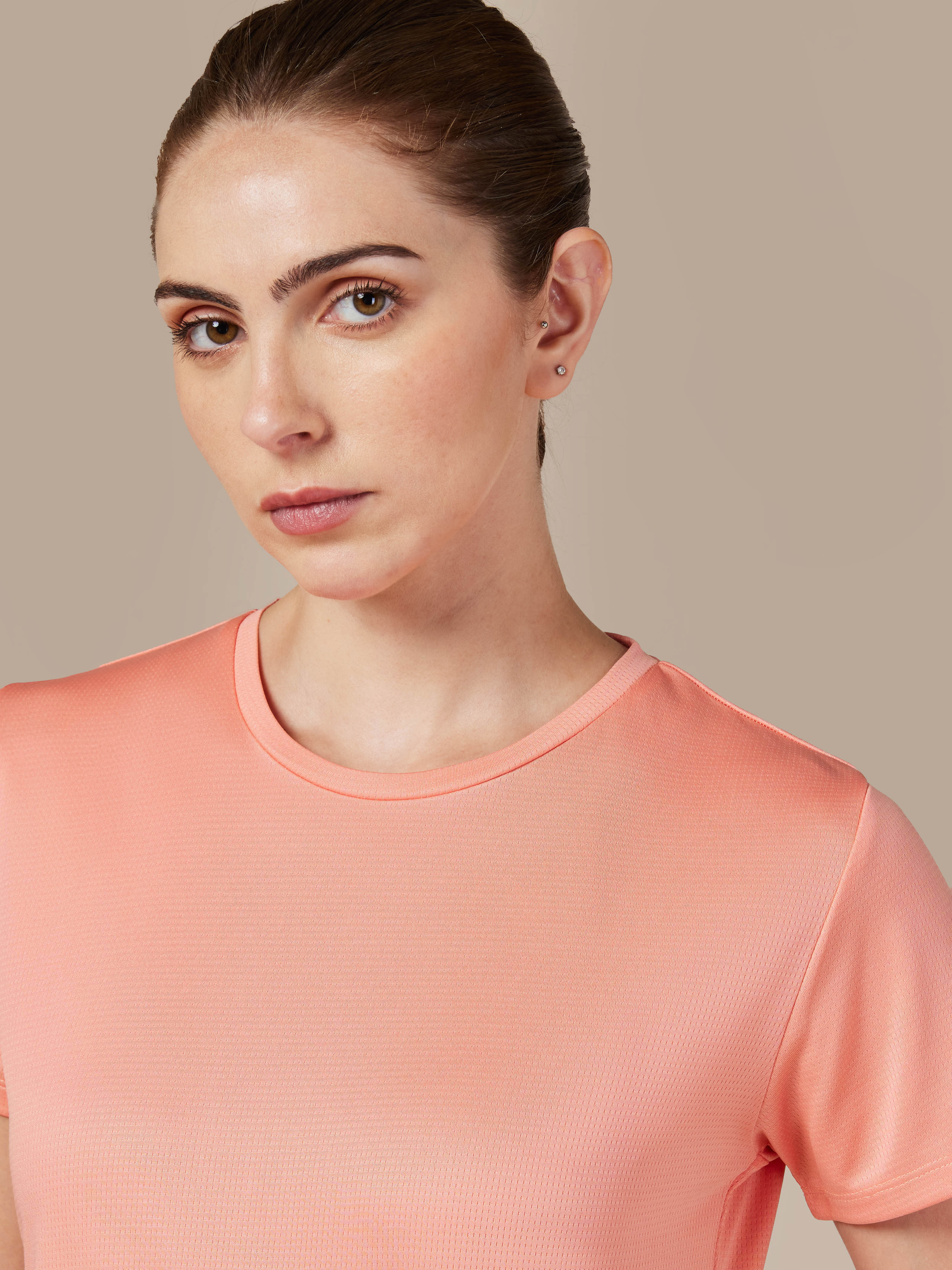 Women's Orange Performance T-shirt